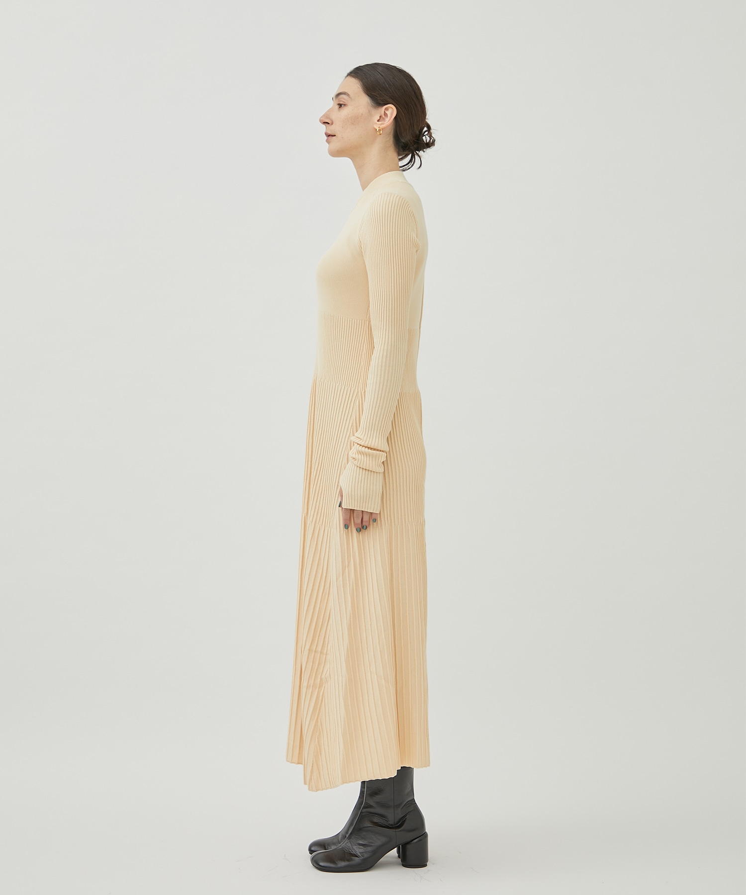 別注RIB KNIT ONEPIECE WRAPINKNOT