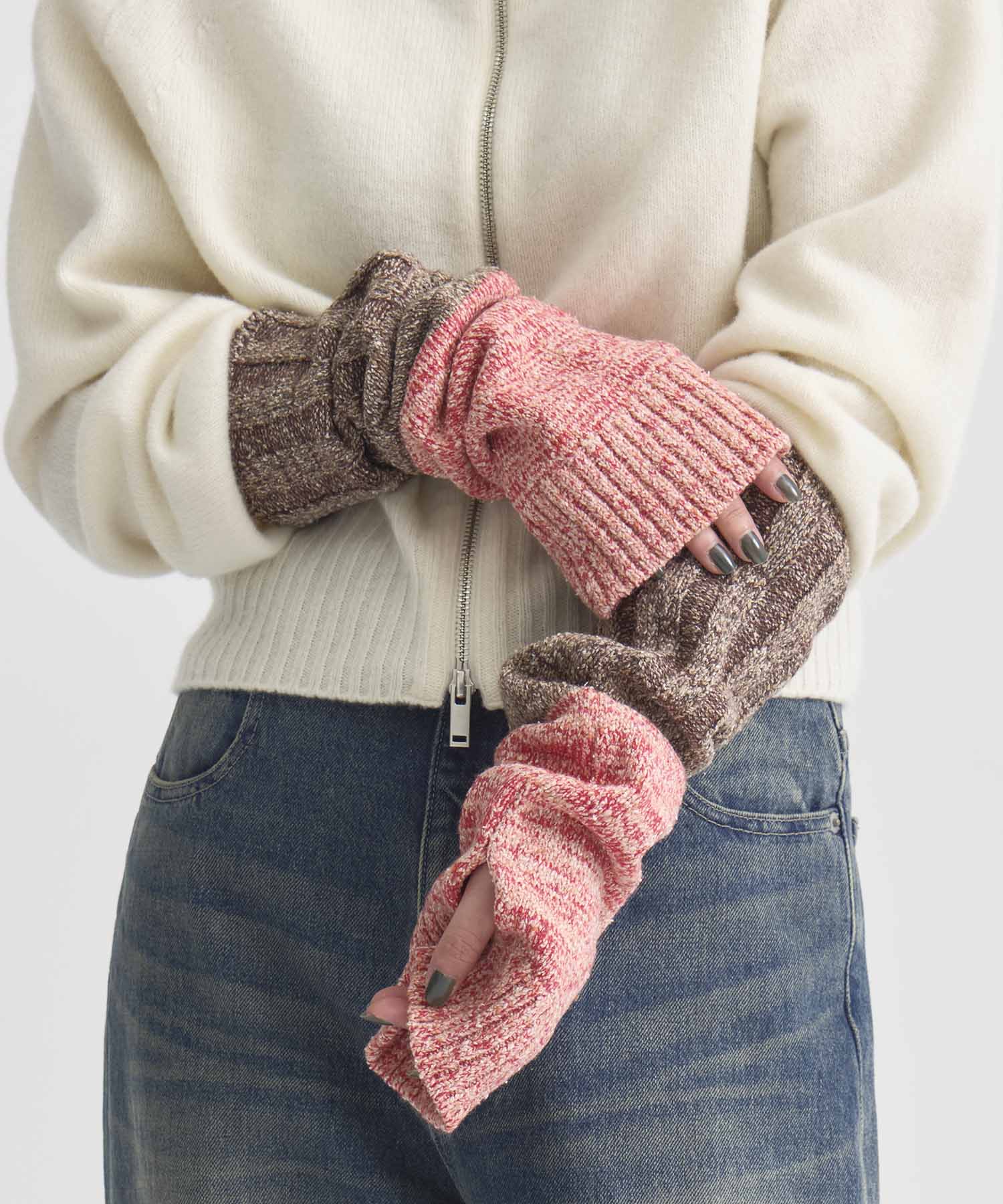 Bicolor Nep Arm Warmer STUDIOUS