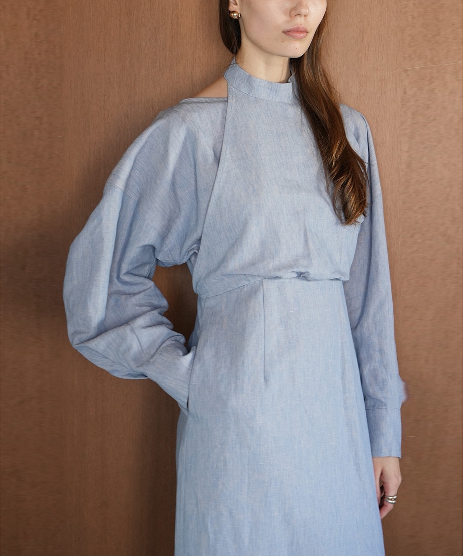 HALTER LAYERED ONEPIECE CLANE