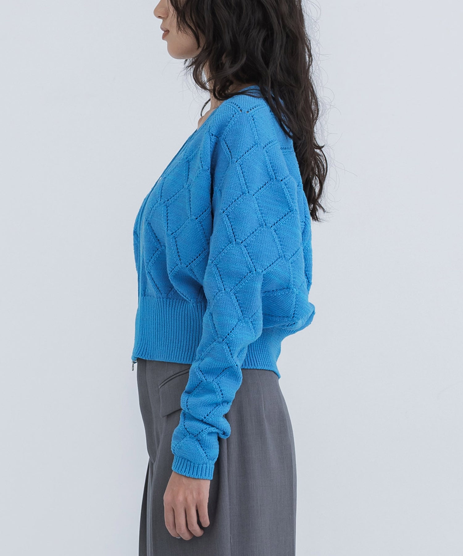 Diamond Knit Cardigan STUDIOUS