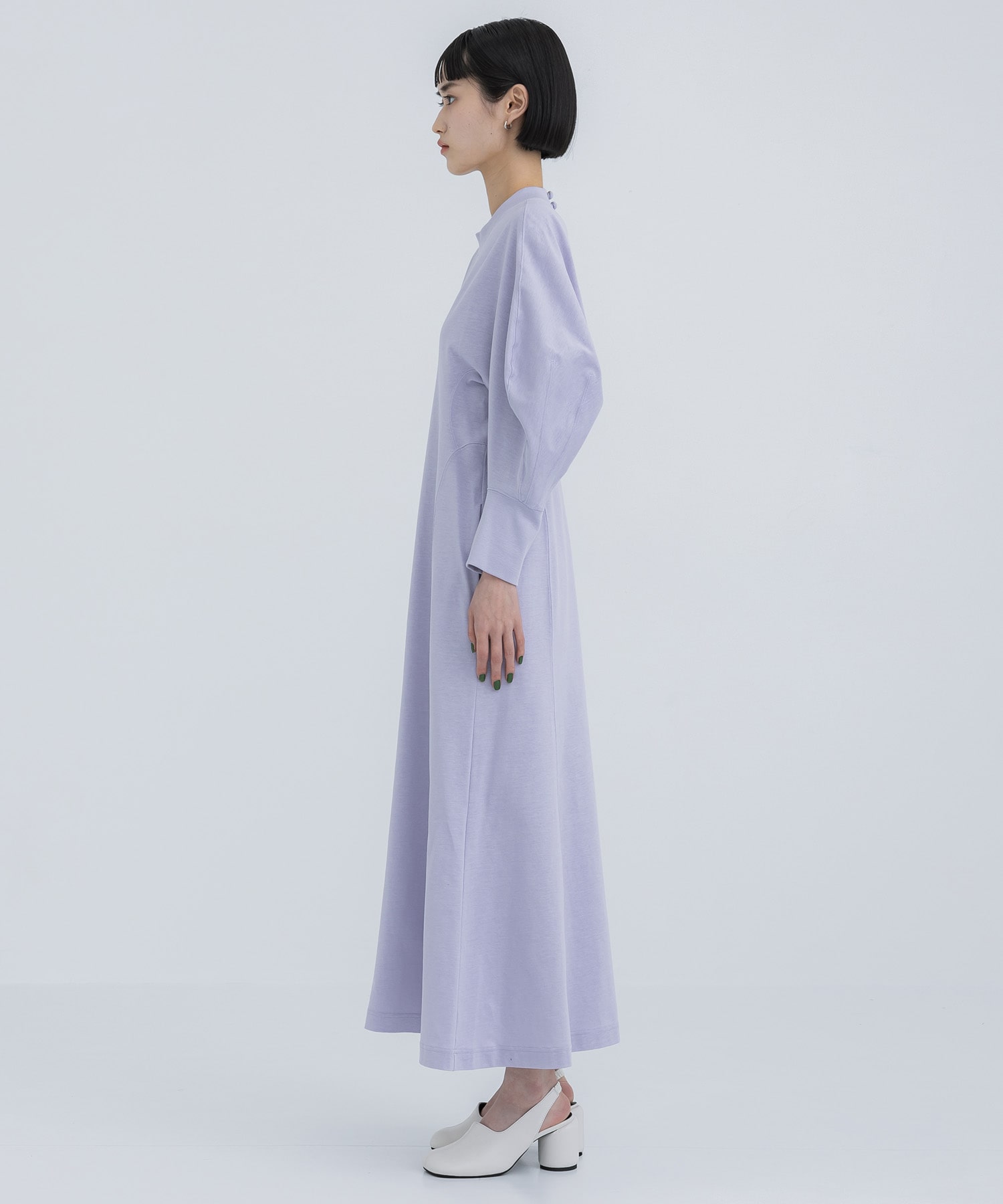 Cotton Jersey Dress Mame Kurogouchi