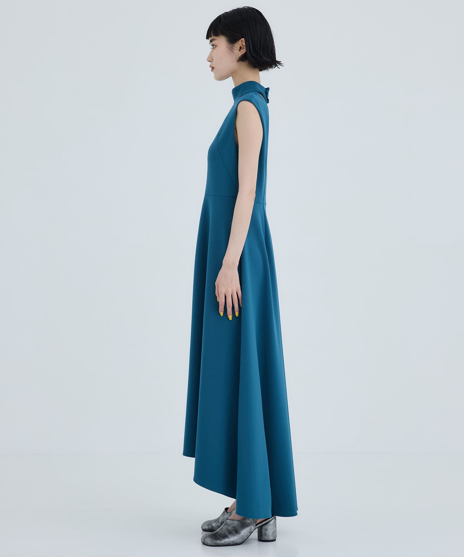 SPONDISH JERSEY LONG FLARE DRESS THINGS THAT MATTER