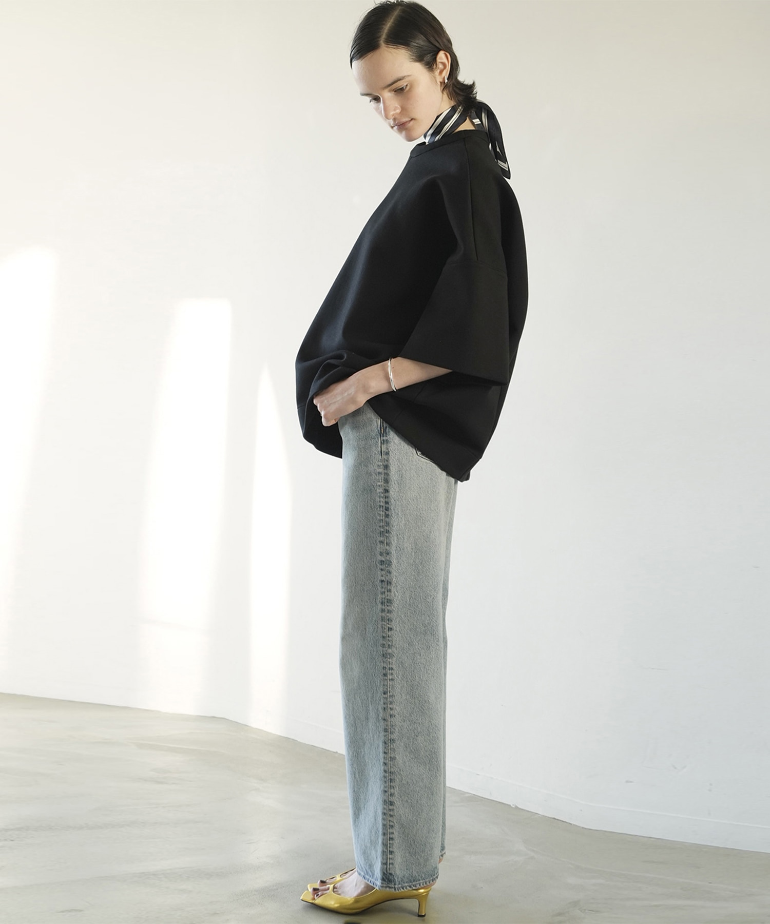 BULKY LINE HALF SLEEVE TOPS CLANE