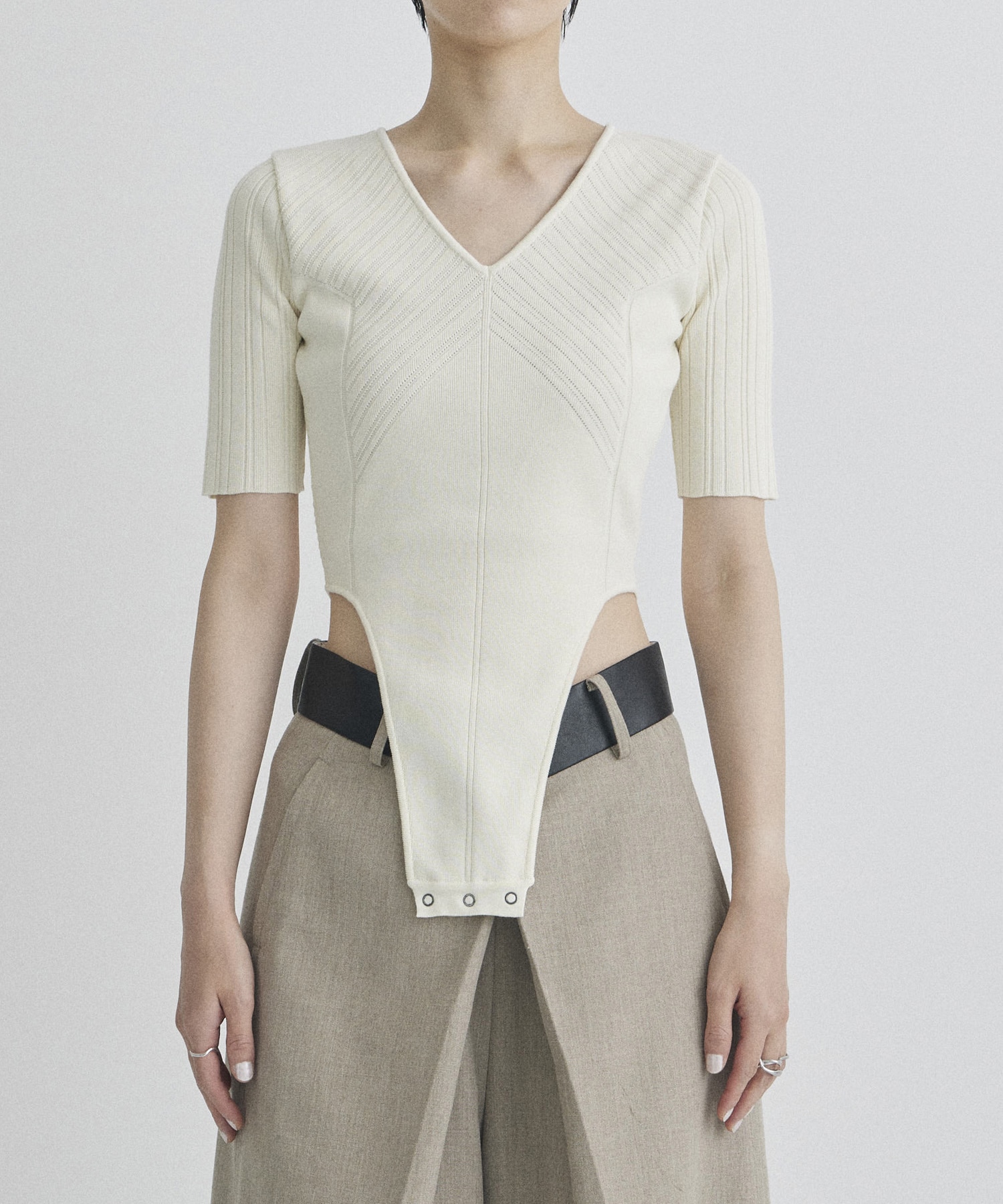 Jacquard Knit Bodysuit STUDIOUS