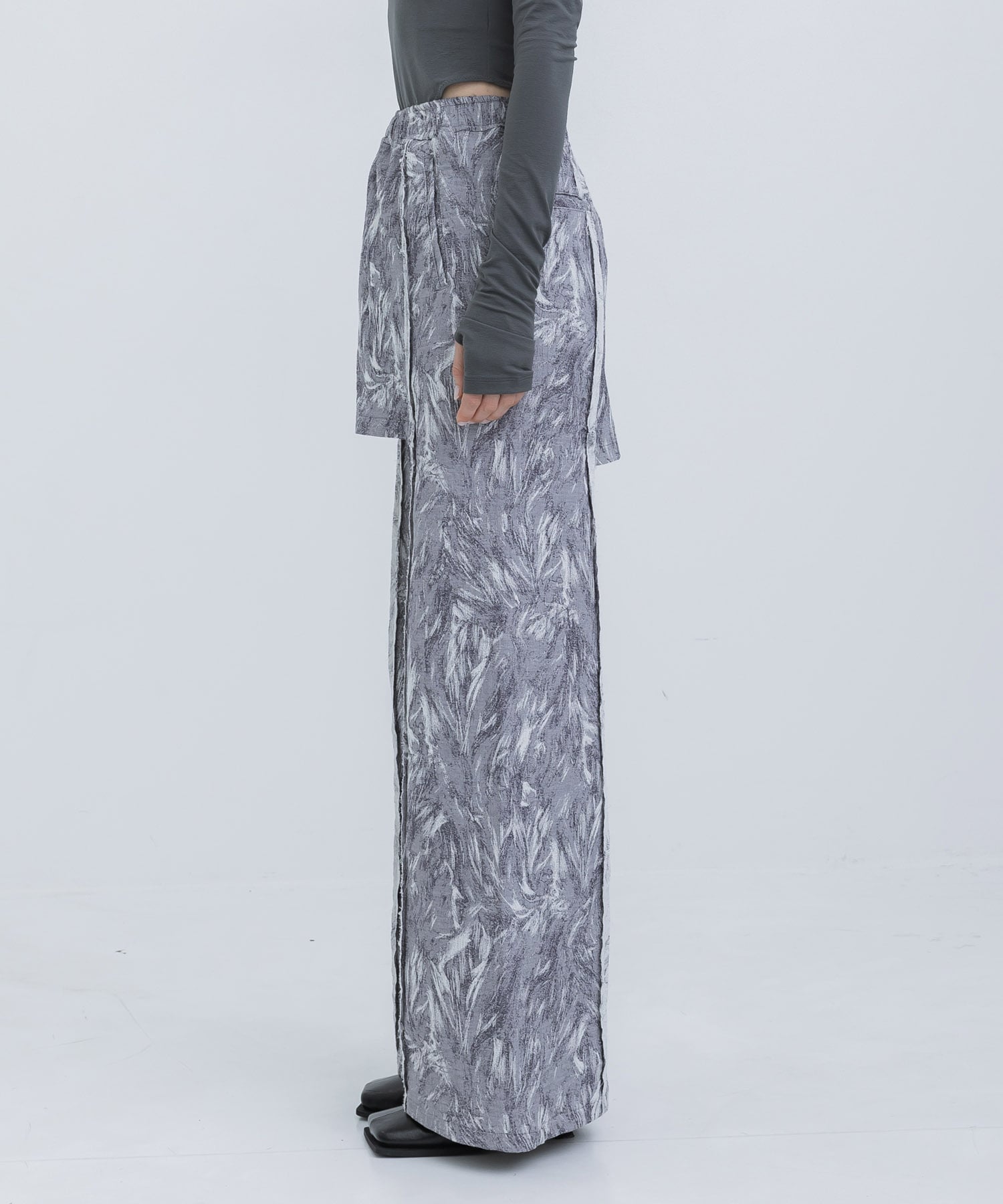 STRETCH JACQUARD DOCKING PANTS JOHN LAWRENCE SULLIVAN