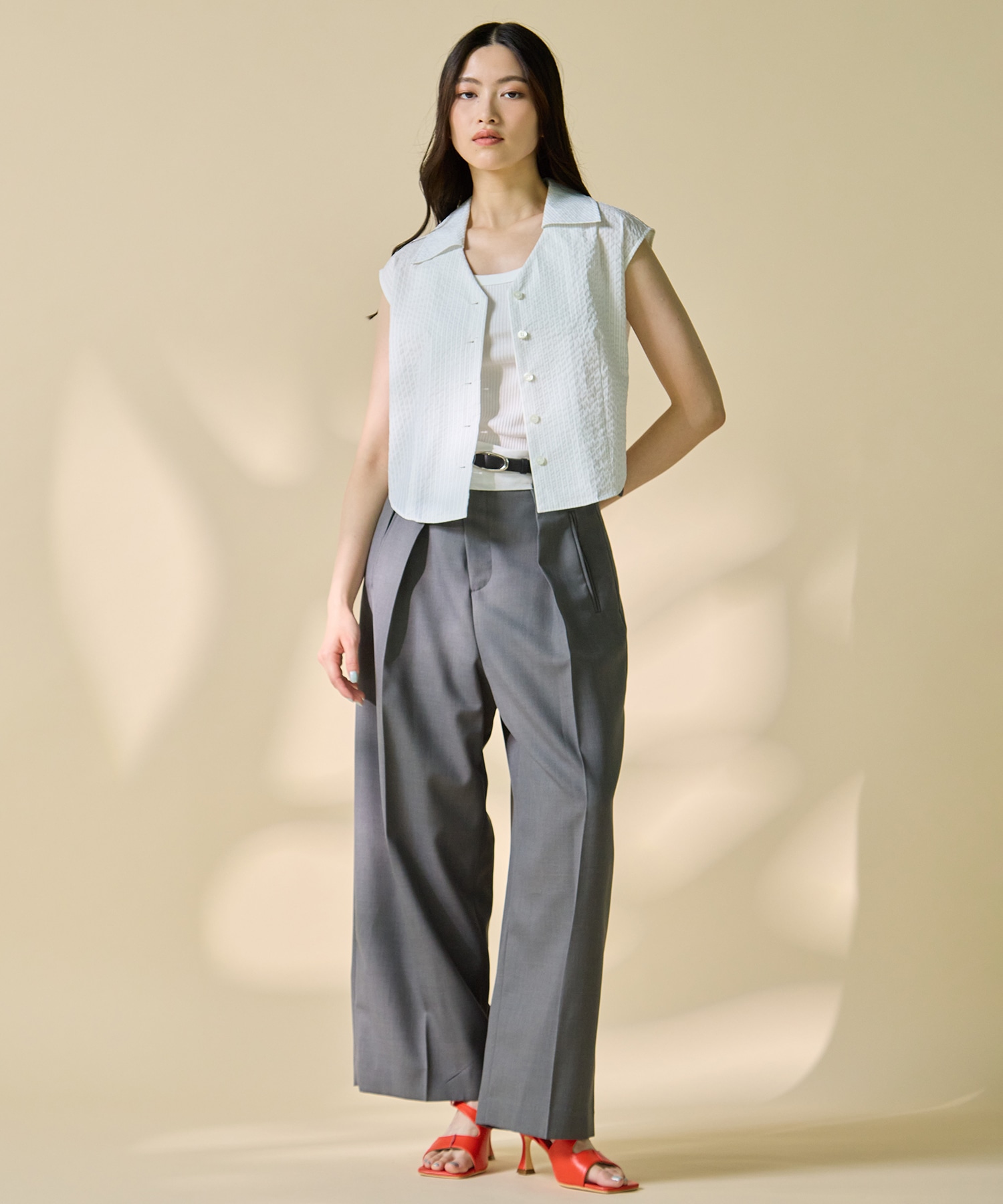Asymmetric Front Trousers STUDIOUS