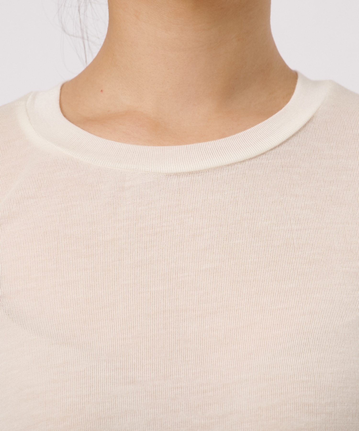 別注TENCEL CASHMERE LONG SLEEVE KNIT CINOH