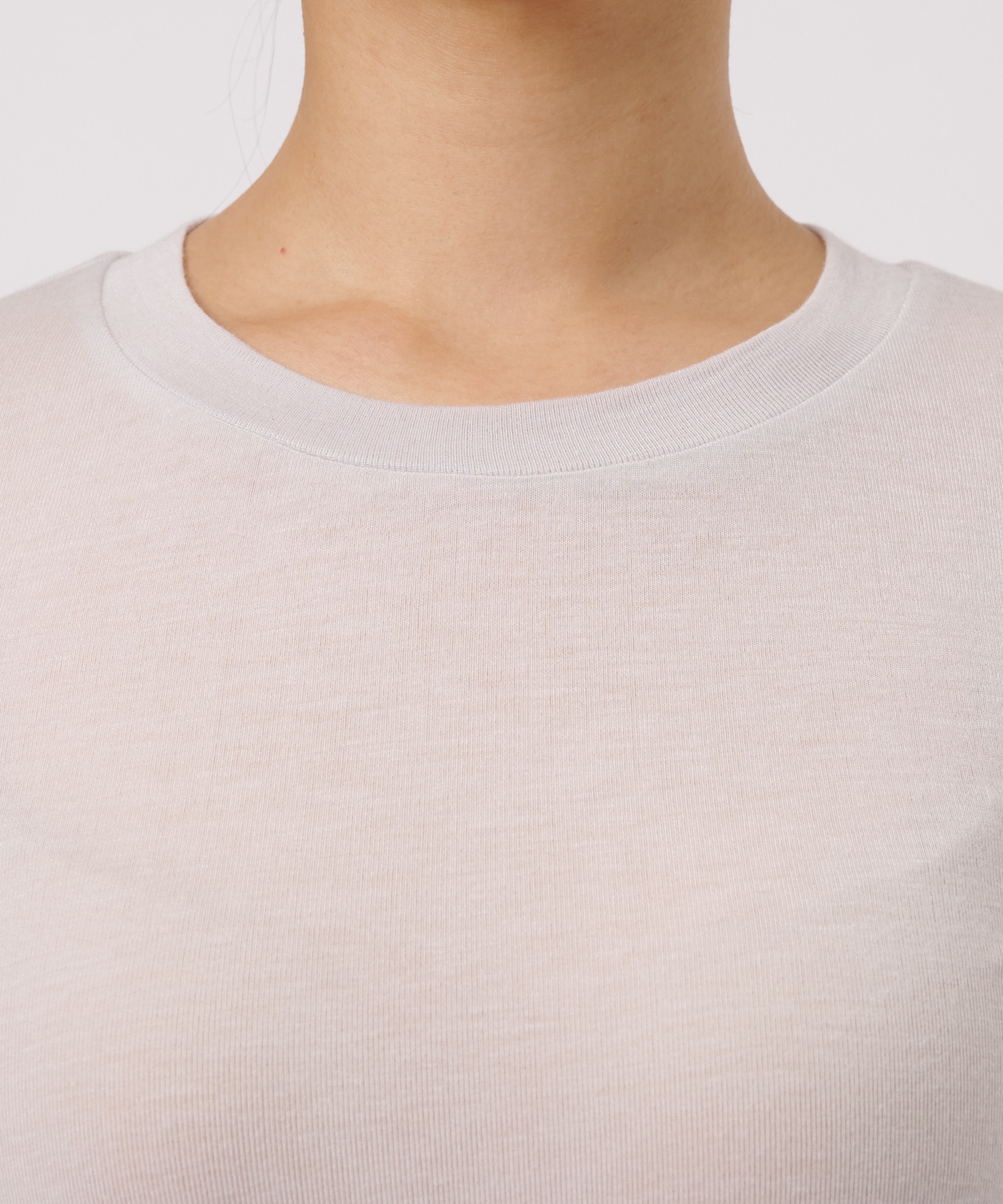 別注TENCEL CASHMERE LONG SLEEVE KNIT CINOH