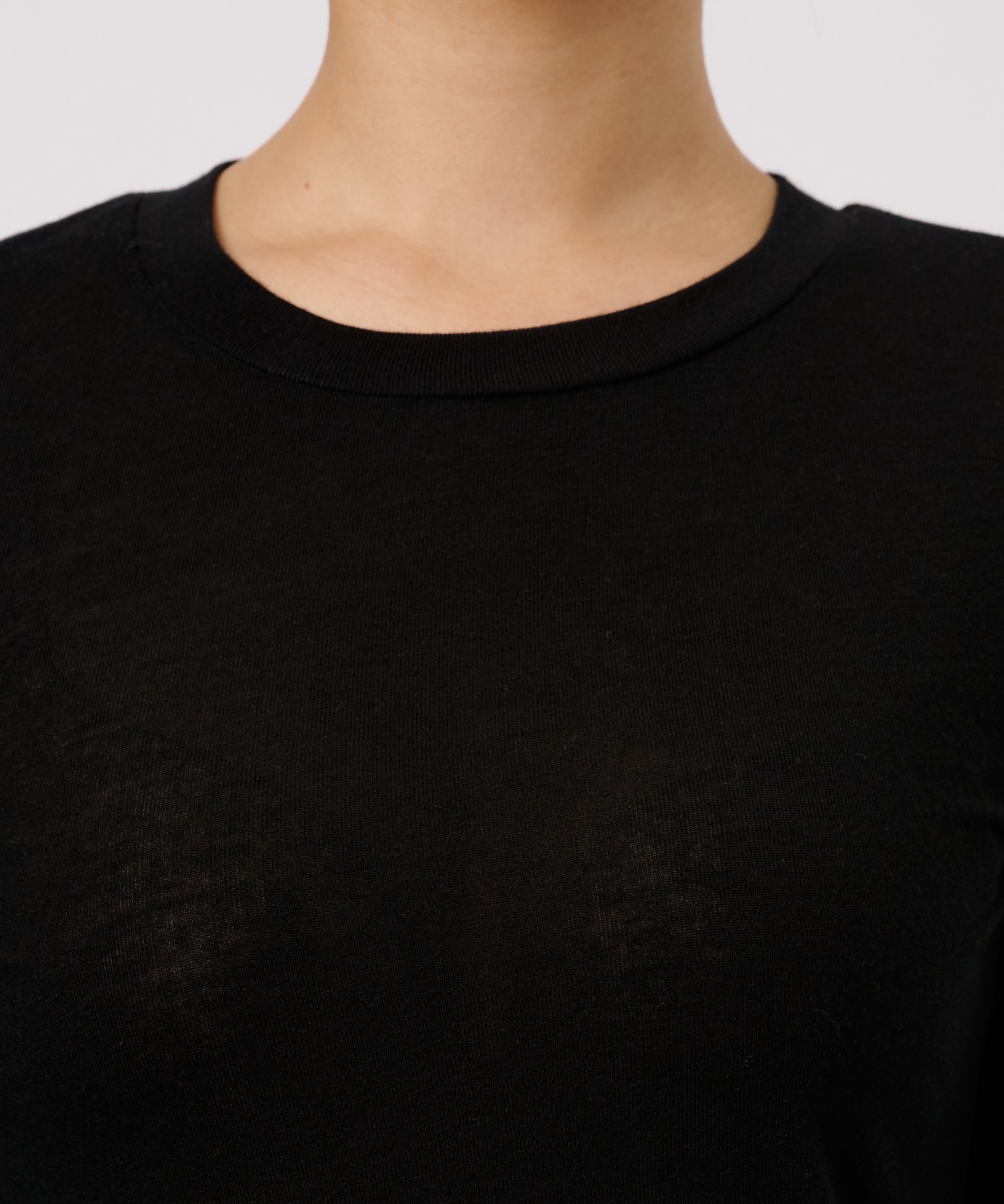 別注TENCEL CASHMERE LONG SLEEVE KNIT CINOH