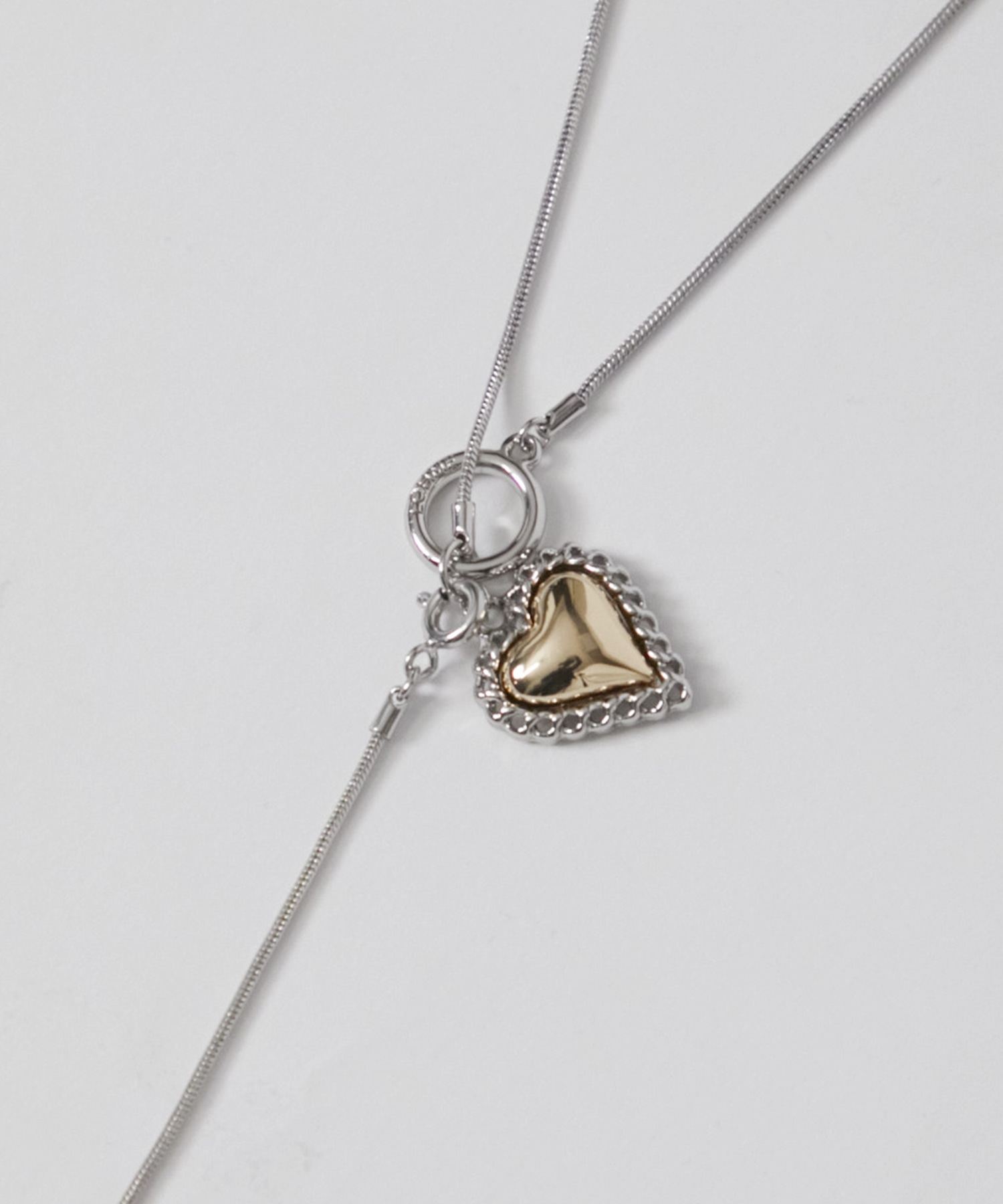 別注2way Snake Heart Necklace LOHME
