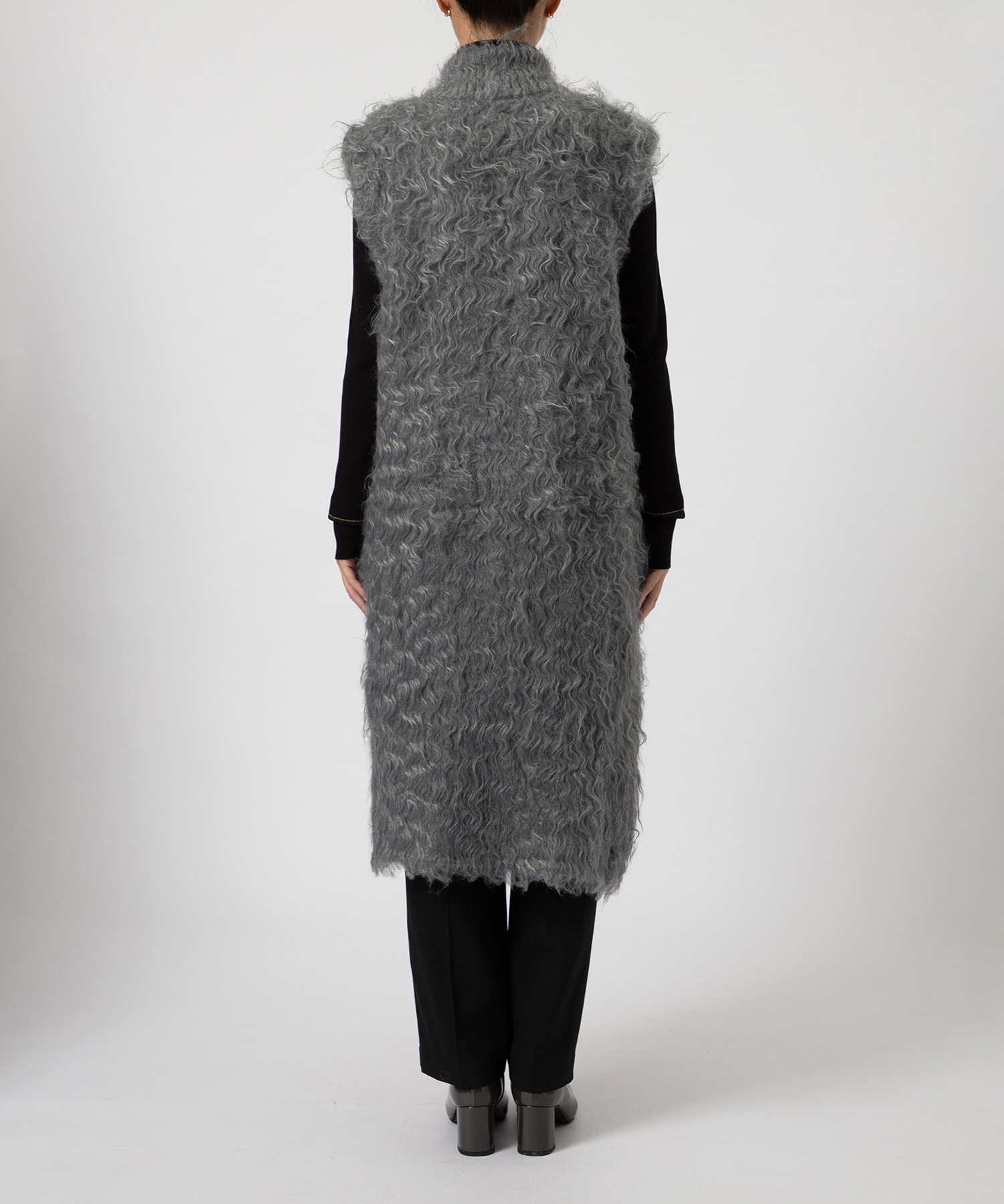 SUPER BRUSHED LONG VEST AMERI