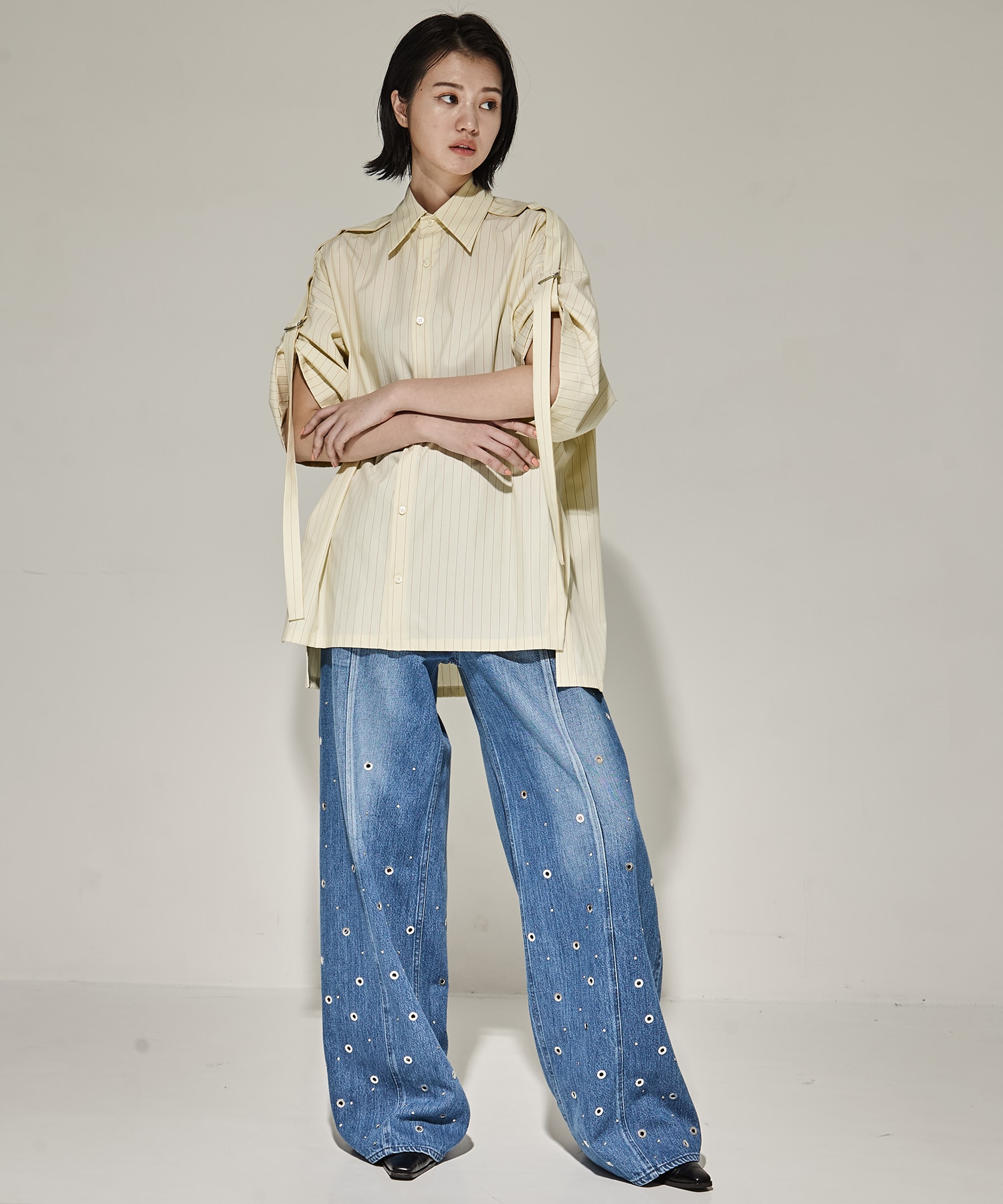 Square belt Shirt UJOH