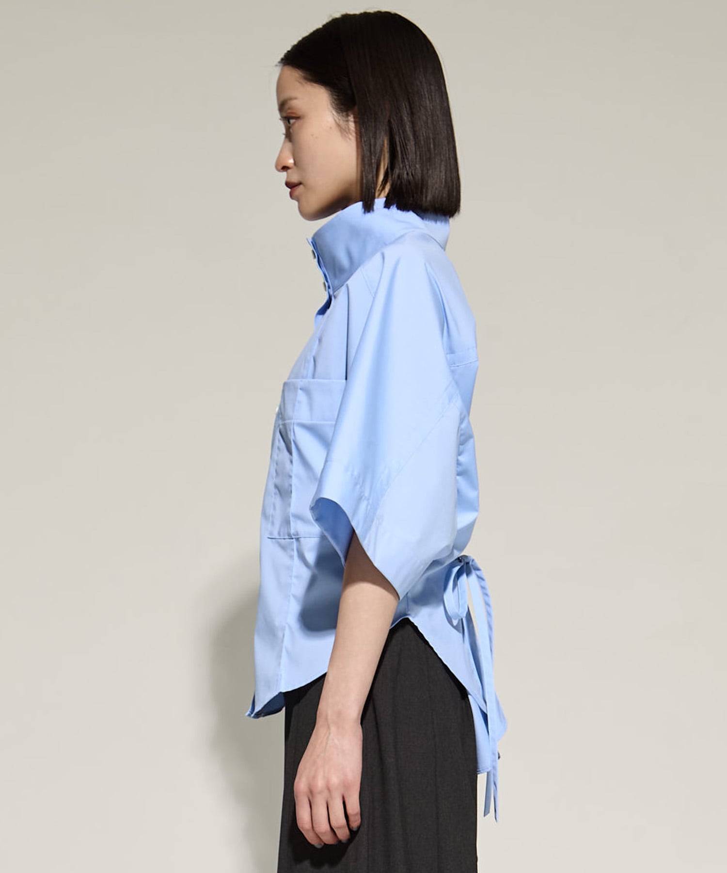 2way Collar Cotton Shirt STUDIOUS