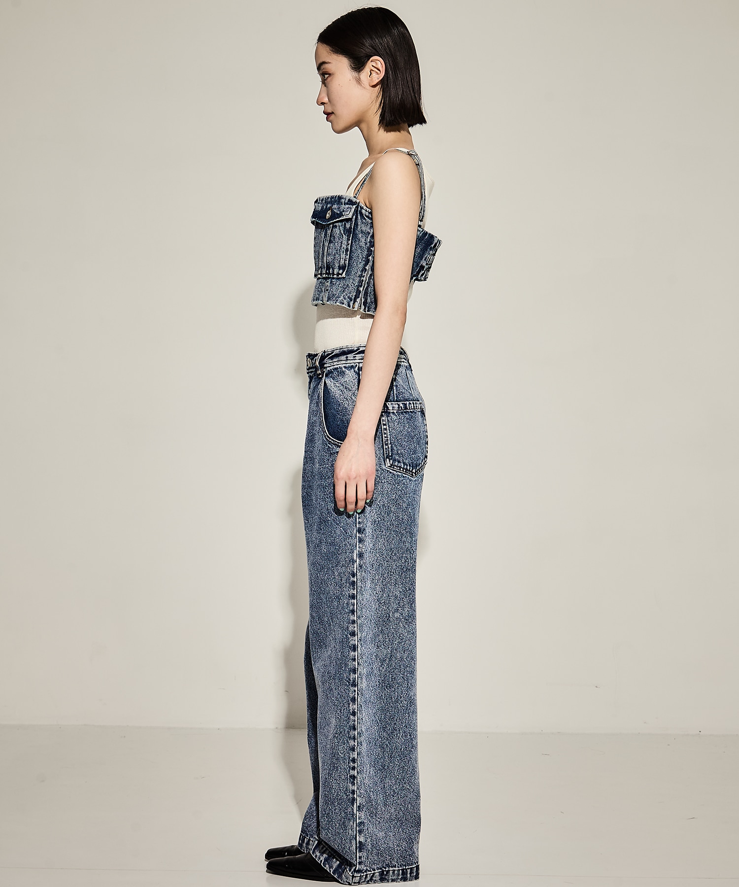 BUISTIER DENIM SET ROMPERES AMERI