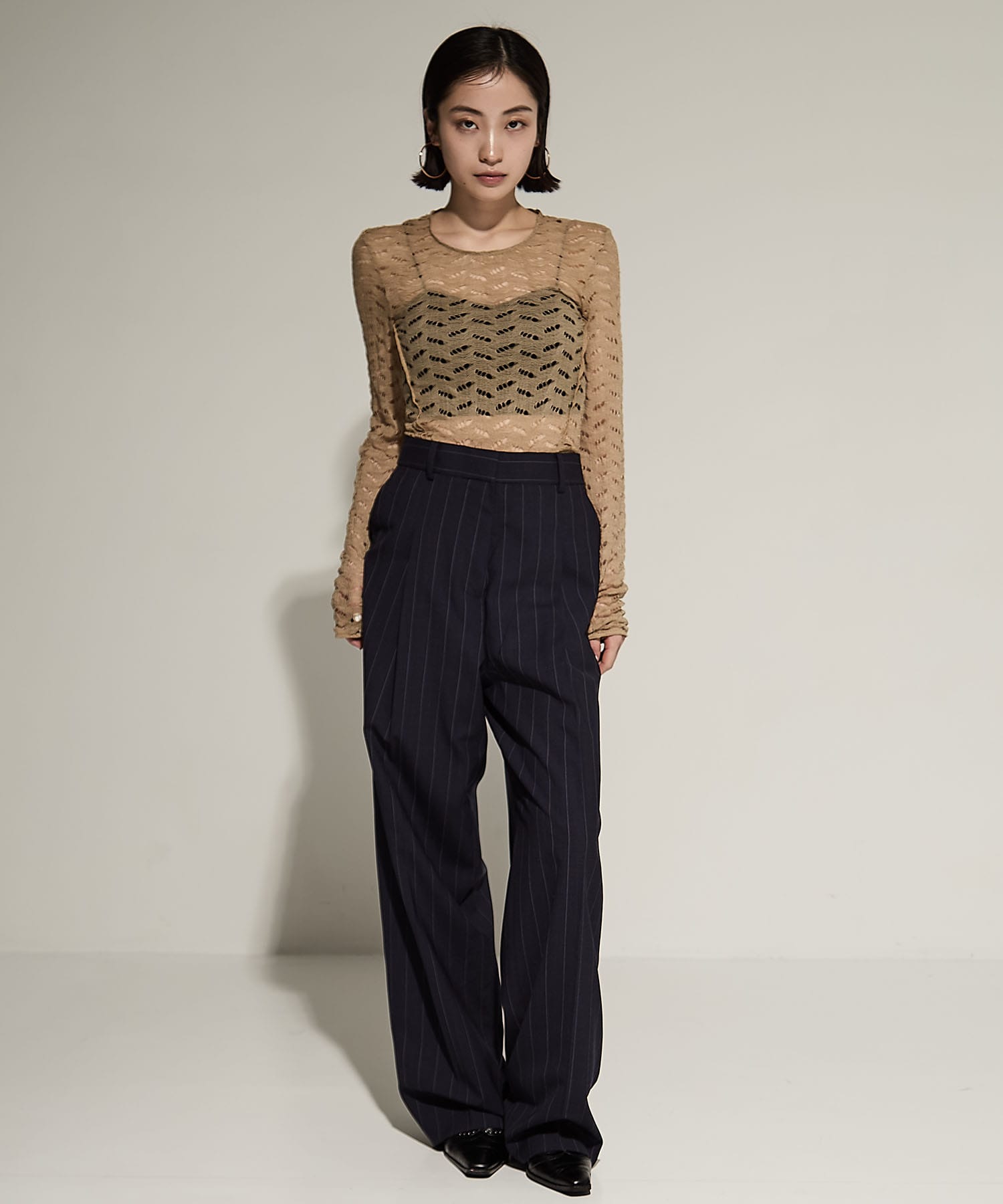 Jacquard Long T-shirts TODAYFUL