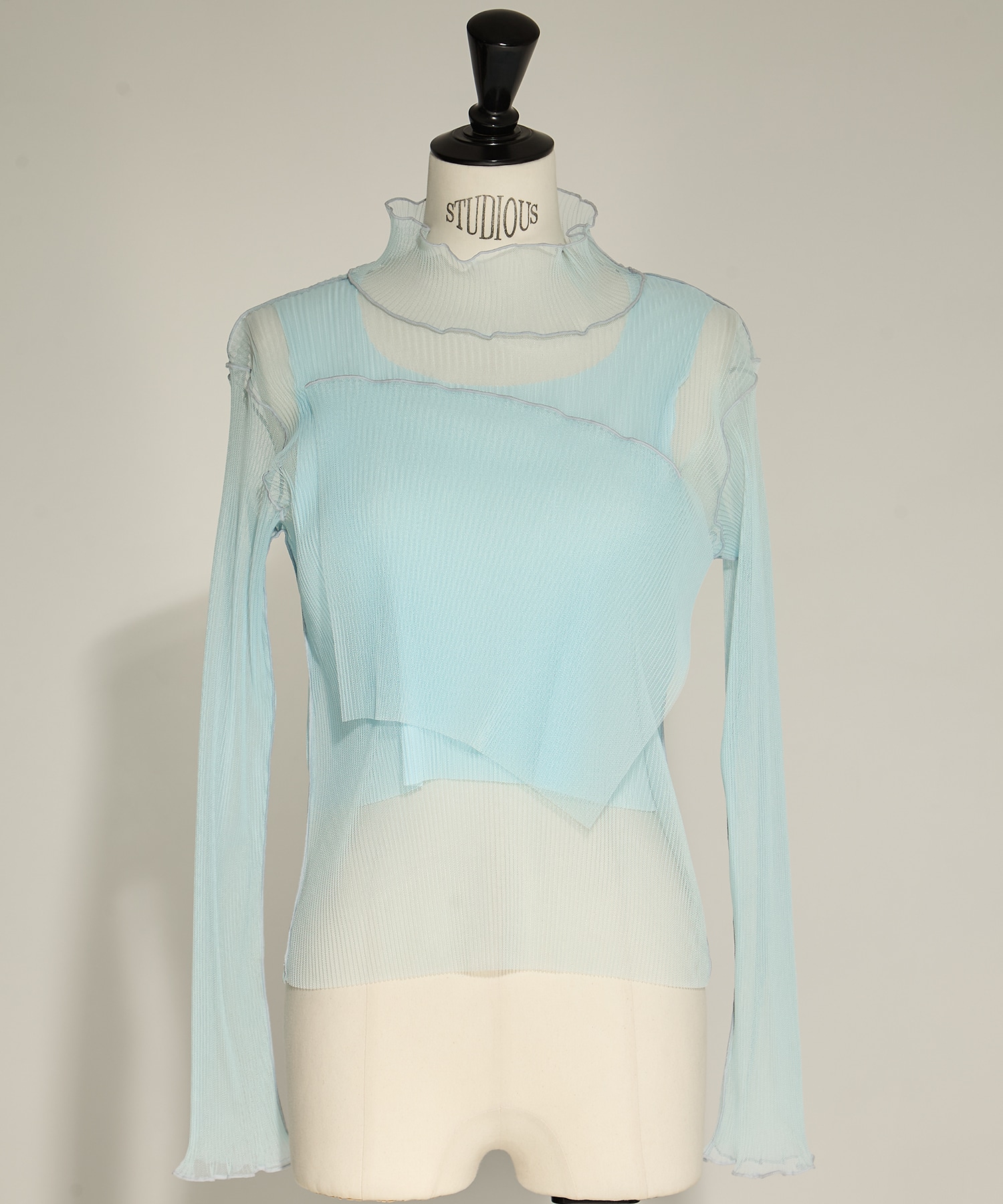 SHEER LAYERED LONG SLEEVE TOP kotohayokozawa
