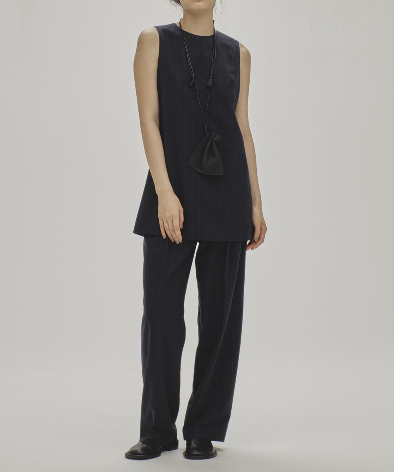 Stripe Tuck Ttrousers TODAYFUL