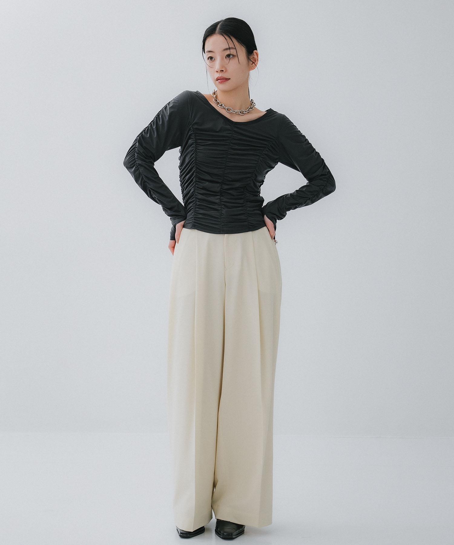 Double Waist Trousers STUDIOUS