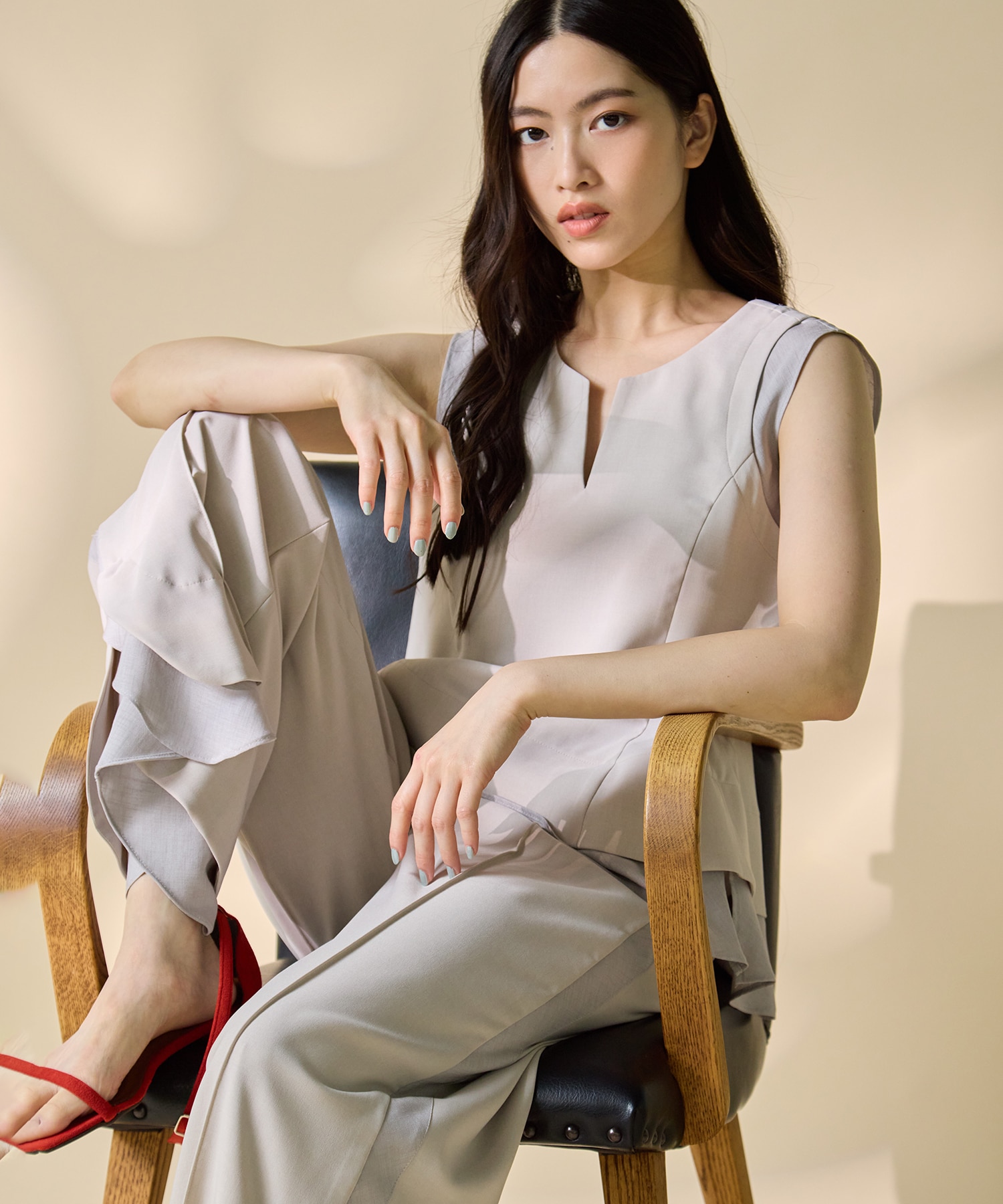 Sheer Layered Blouse STUDIOUS