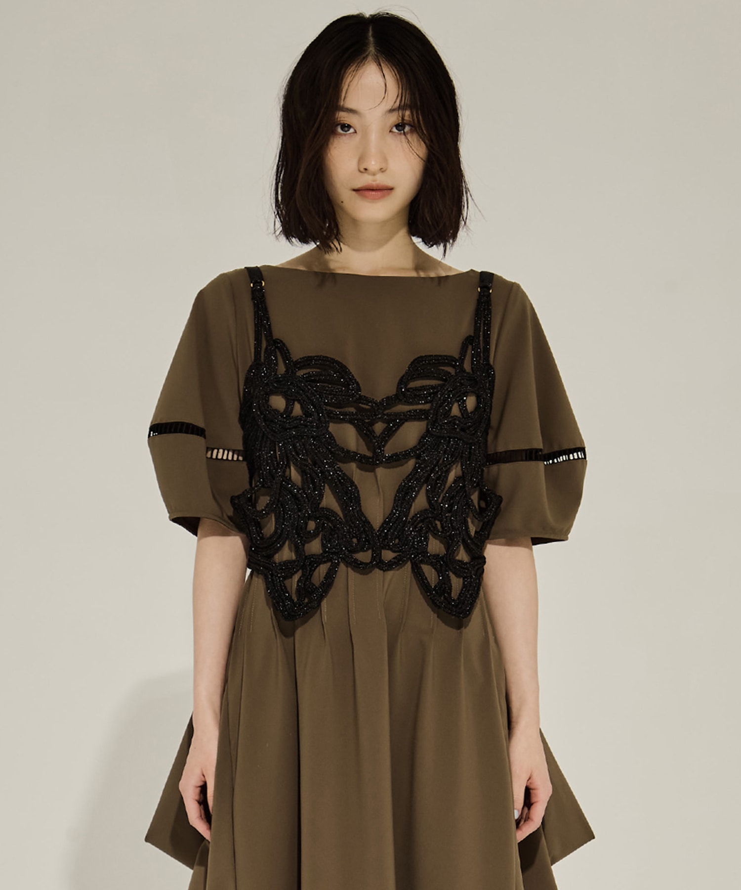 Embroidery Metalic Camisole MUKASA