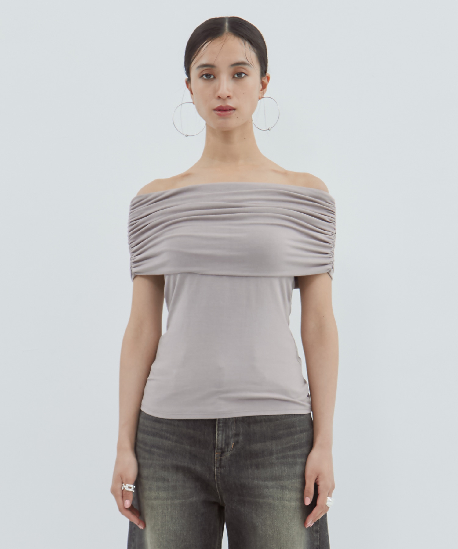 別注OFF SHOULDER TOPS determ