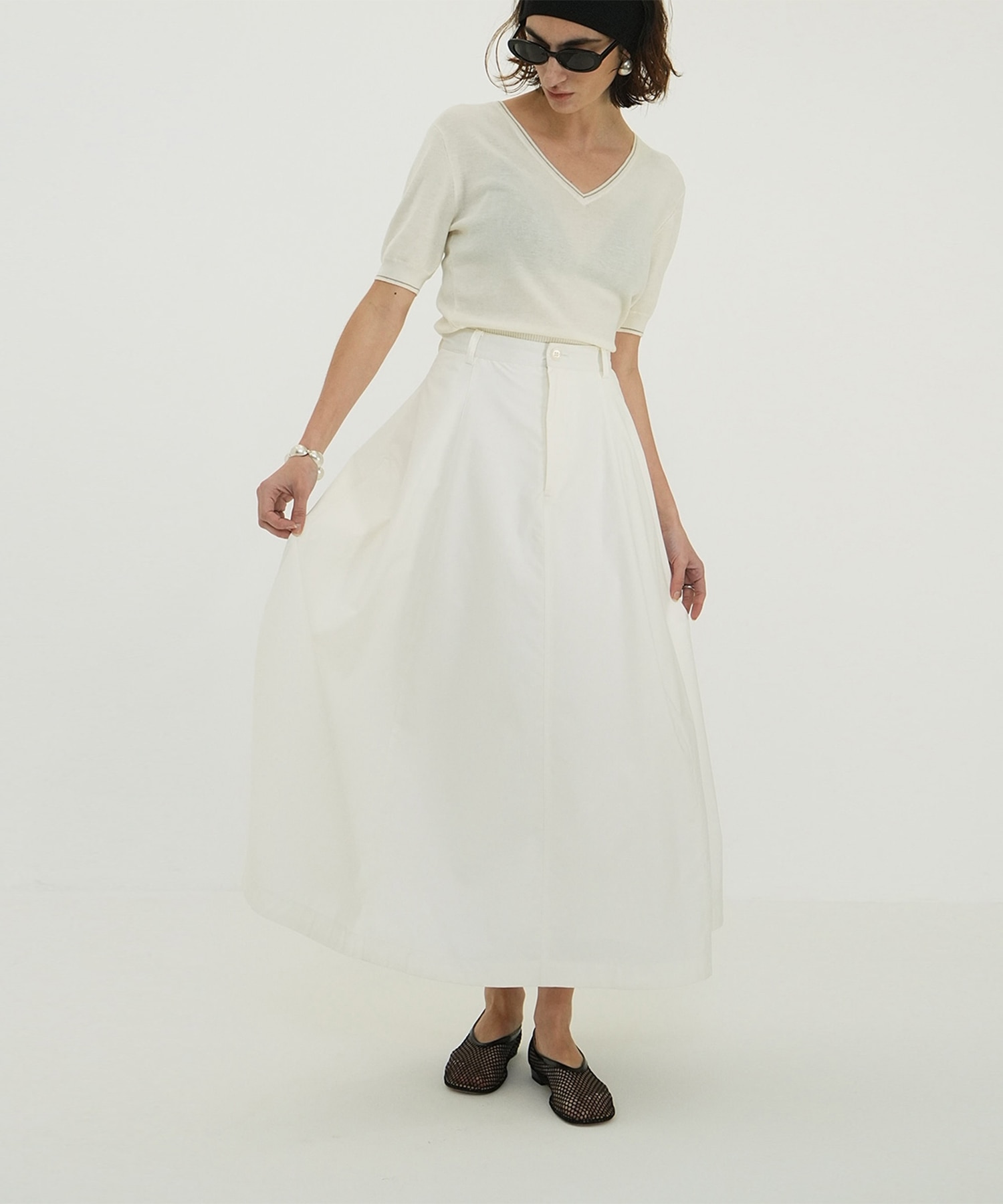 COCOON LINE VOLUME SKIRT CLANE