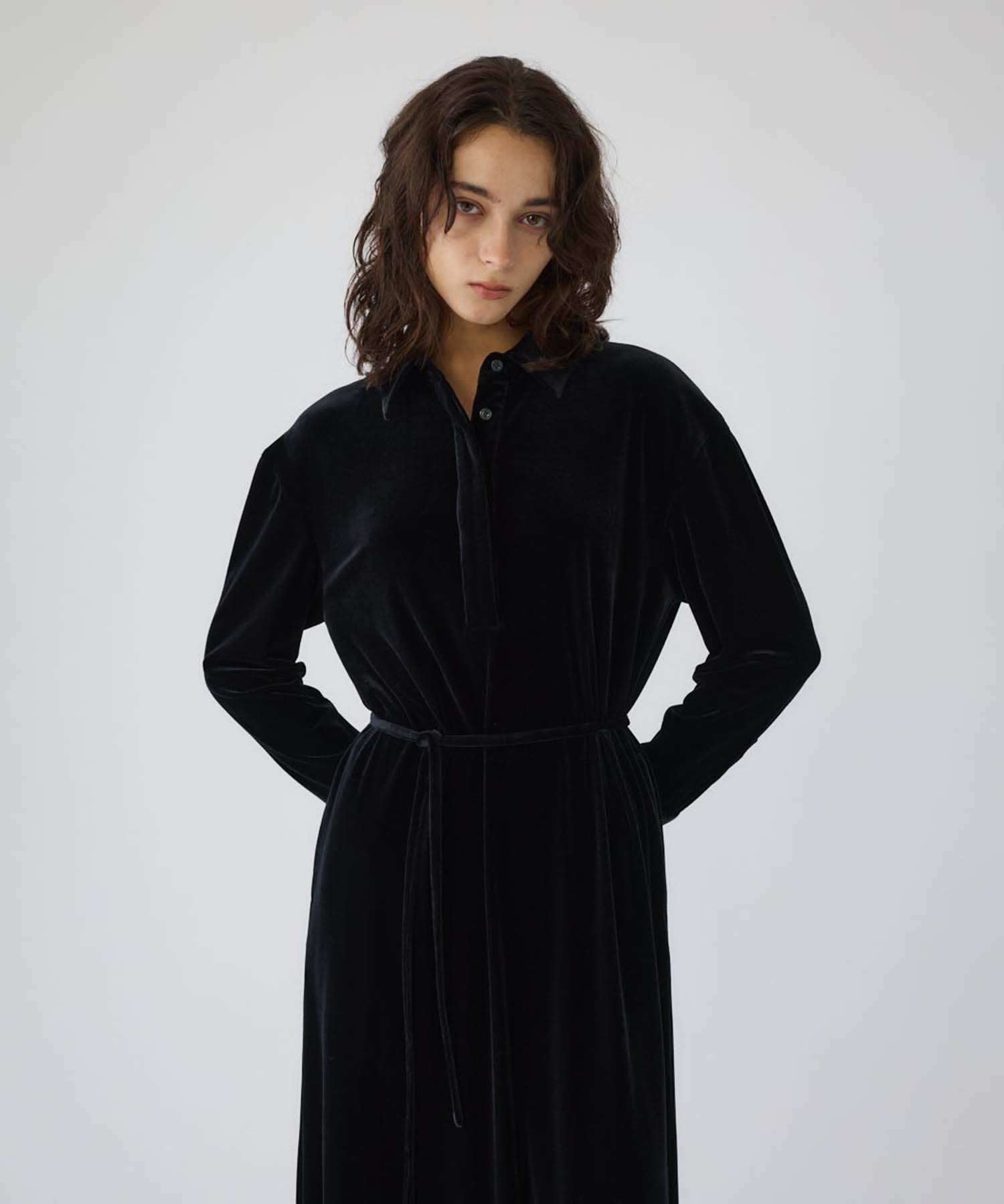 Velour shirt dress RIM.ARK