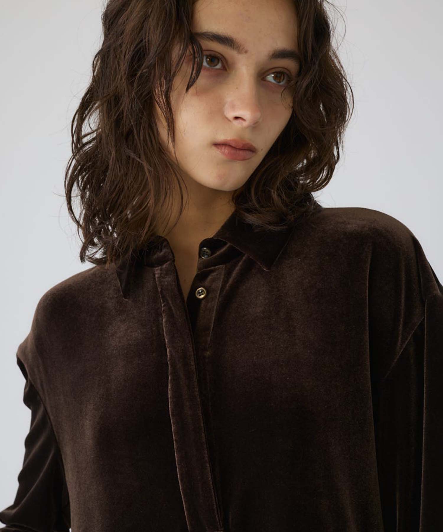 Velour shirt dress RIM.ARK