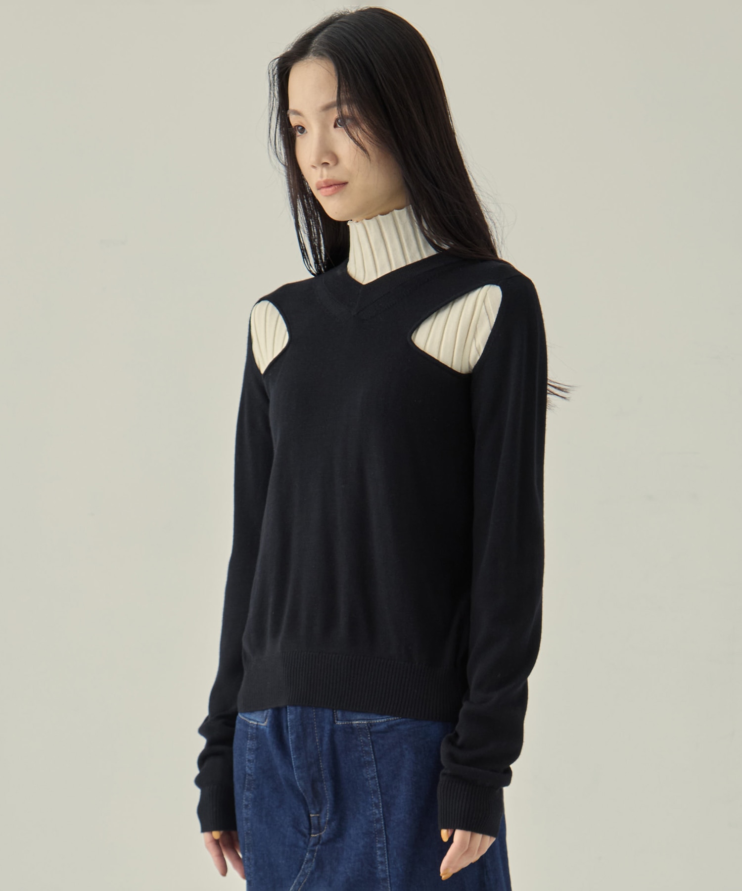 別注WAO-FK03-1002(肩開きニット） AKANE UTSUNOMIYA