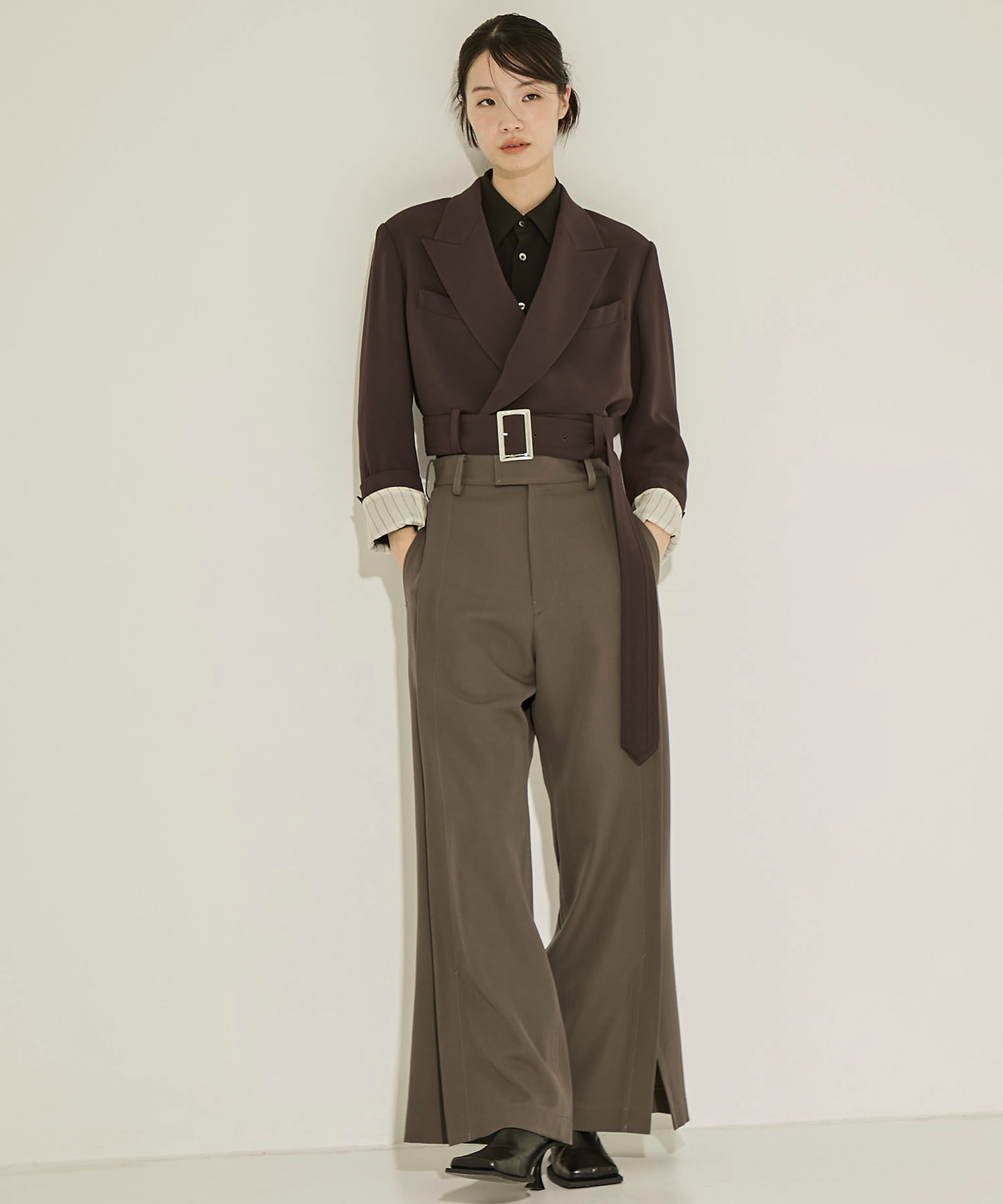 Cropped Belt JKT UJOH