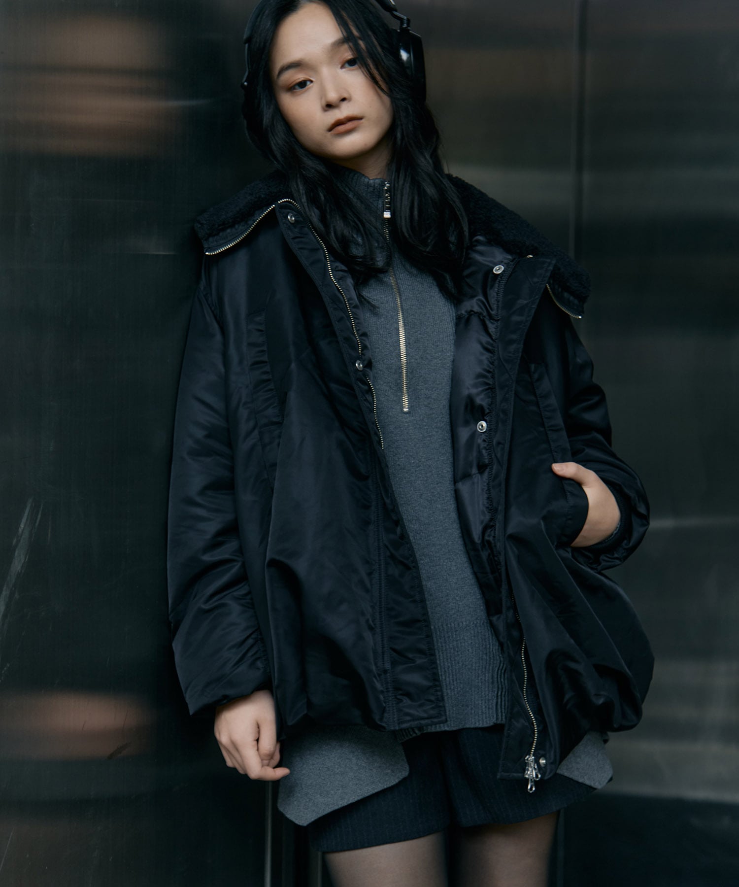 【WEB限定復刻】別注BALLOON DESIGN HOODED N3B CLANE
