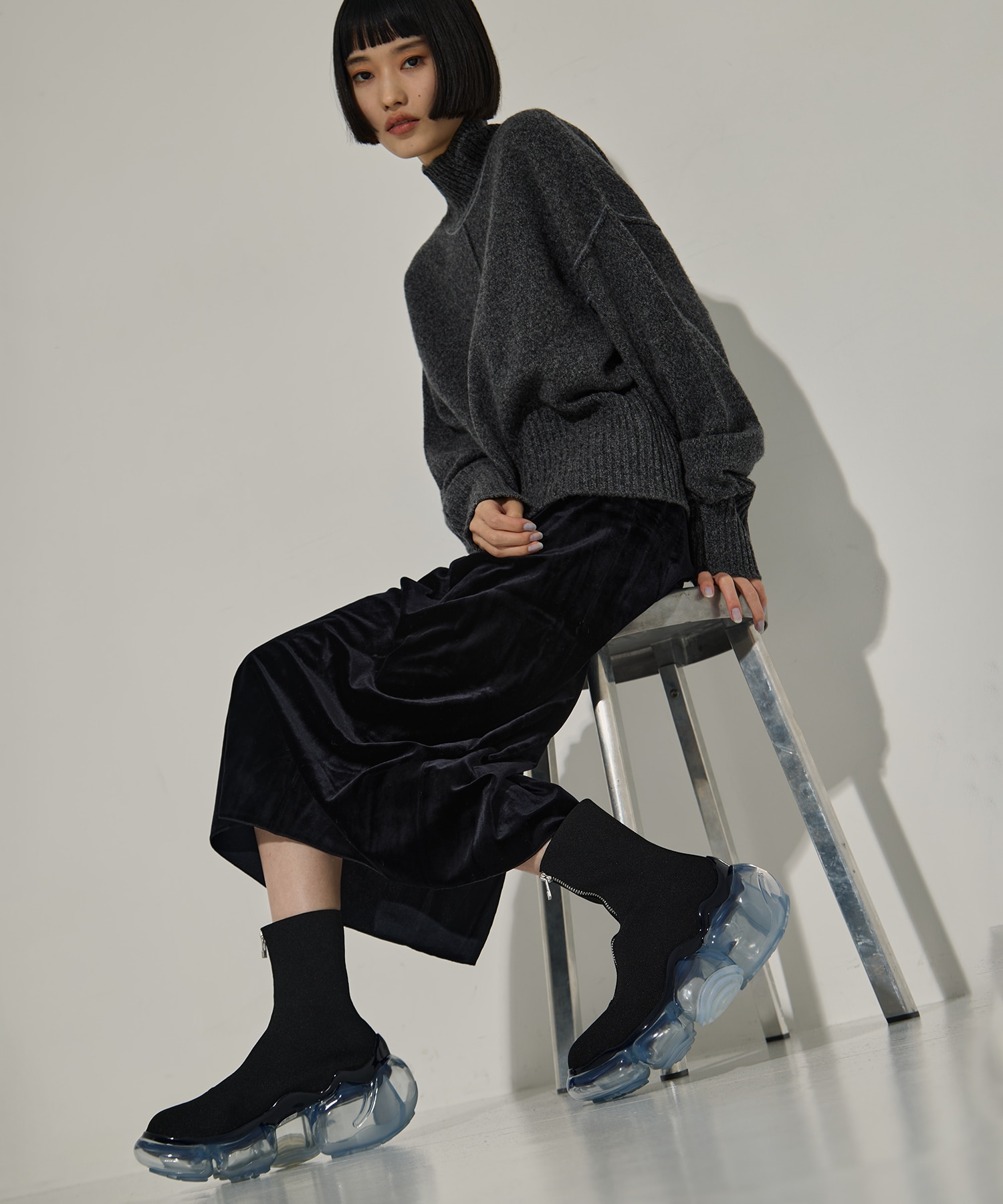 別注 ZIP MOOPIE BOOTS grounds