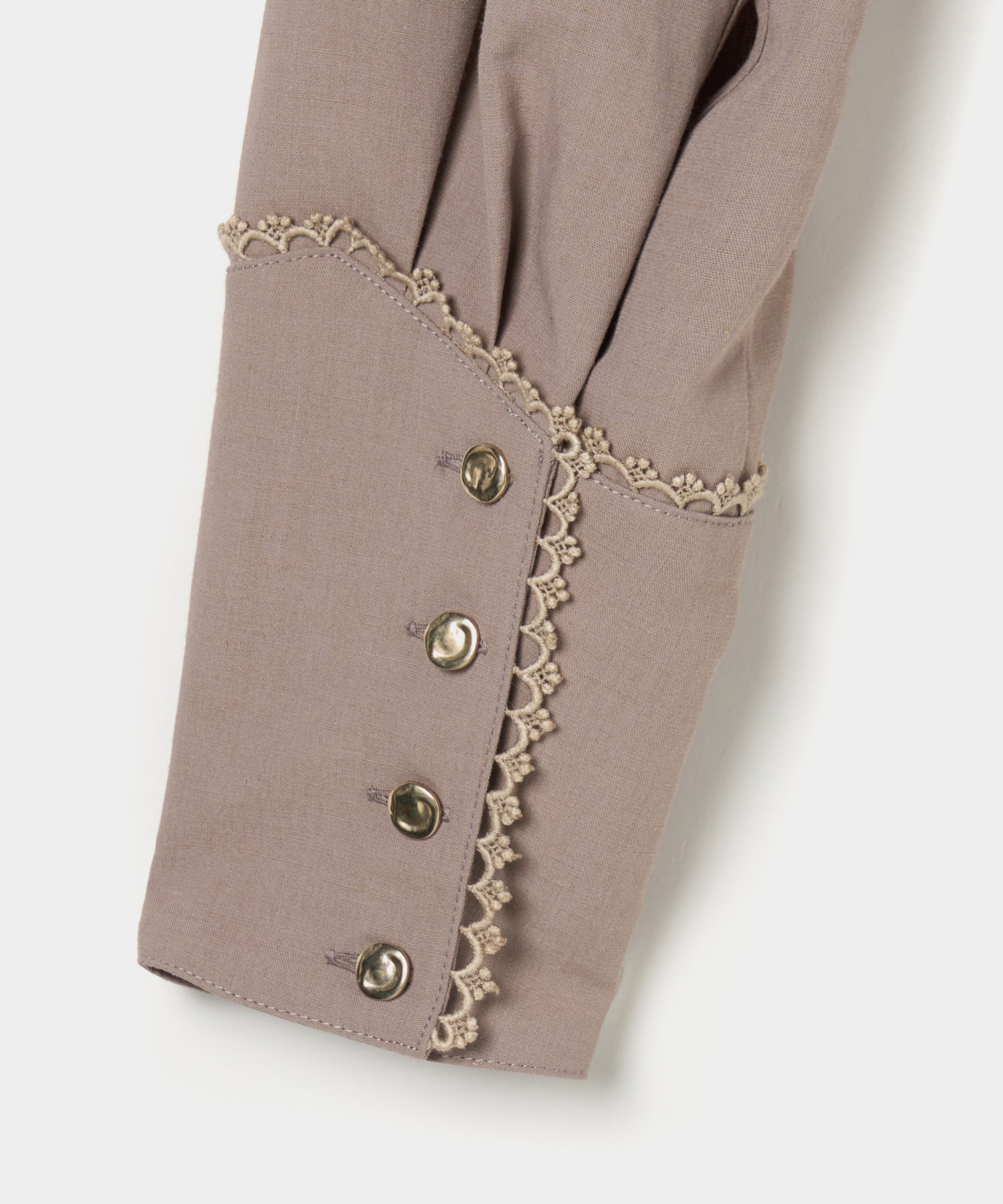back curtain cropped blouse tanakadaisuke