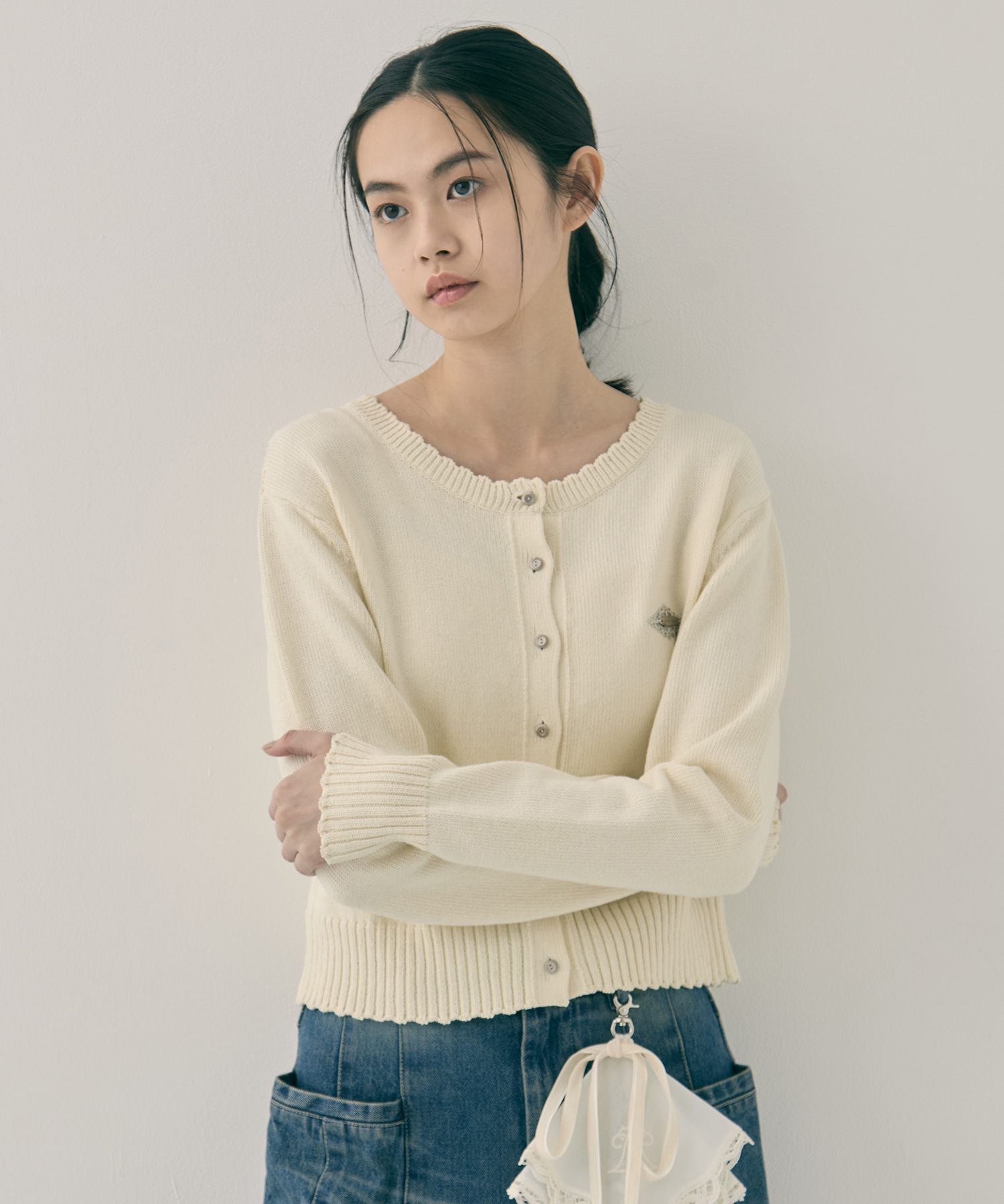 Cupid in HEAVEN crochet knit cardigan tanakadaisuke