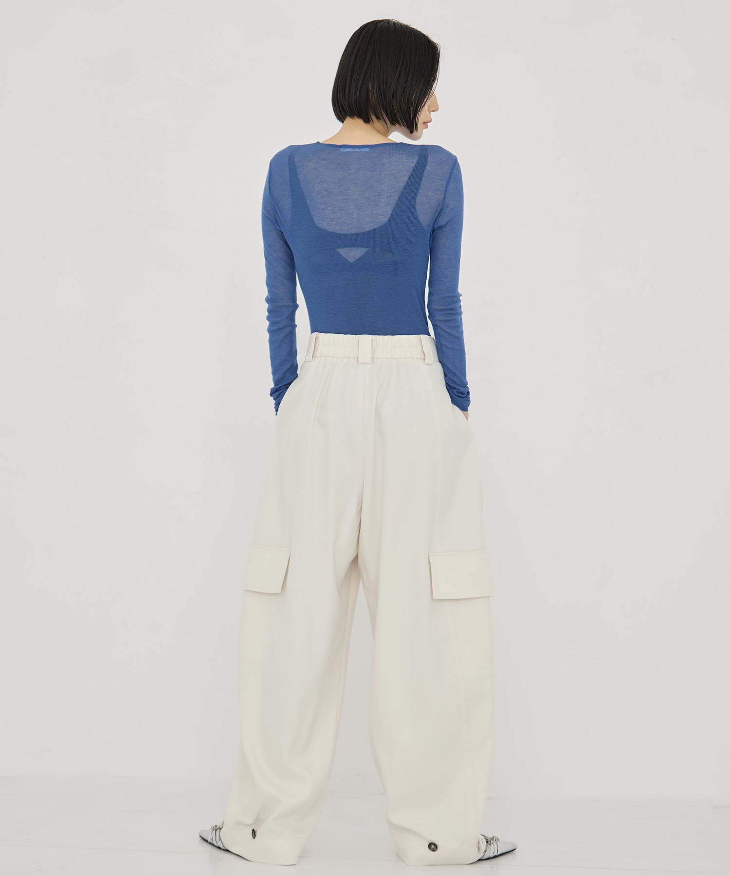 Barrel Leg Cargo Trousers STUDIOUS