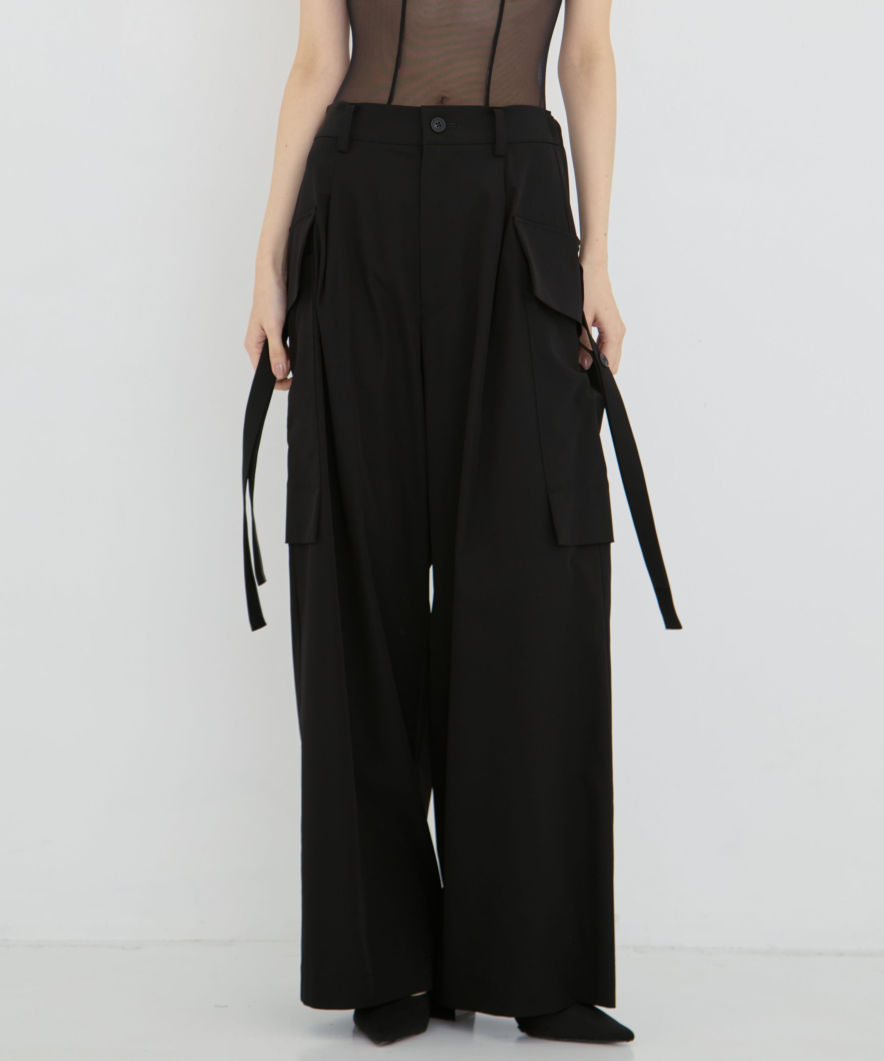 別注Wide-Leg Flap Pocket Pants UJOH