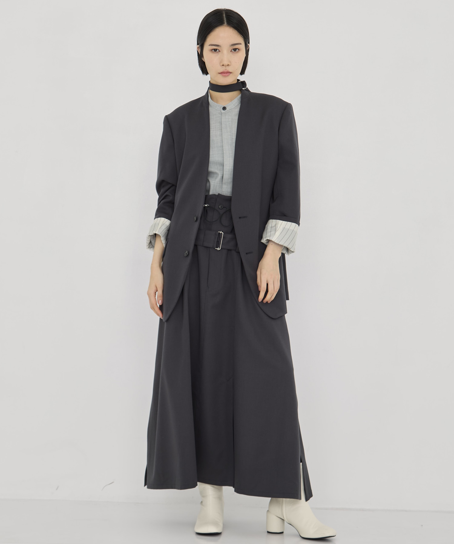 別注 Draw Code Belt Skirt UJOH