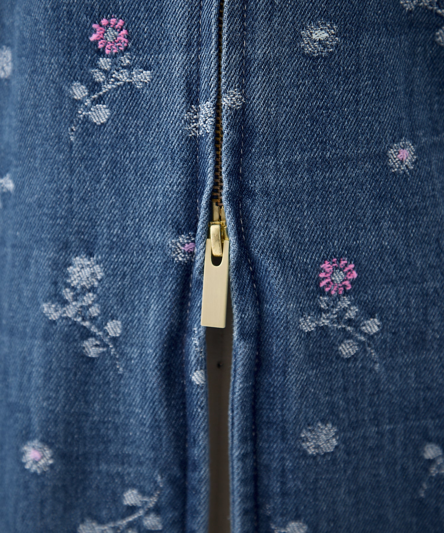 Floral Jacquard Denim Jacket Mame Kurogouchi
