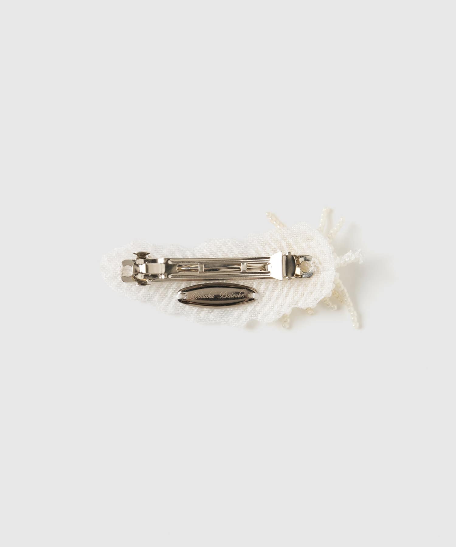 feather beads barrette (left) tanakadaisuke