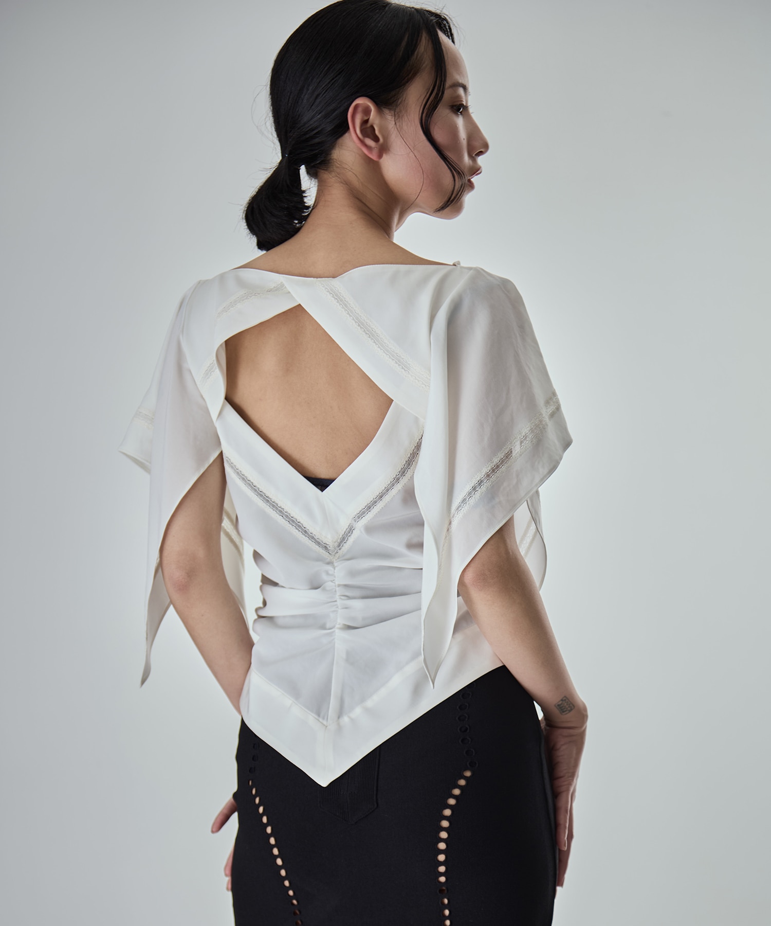 SCARF BLOUSE FETICO
