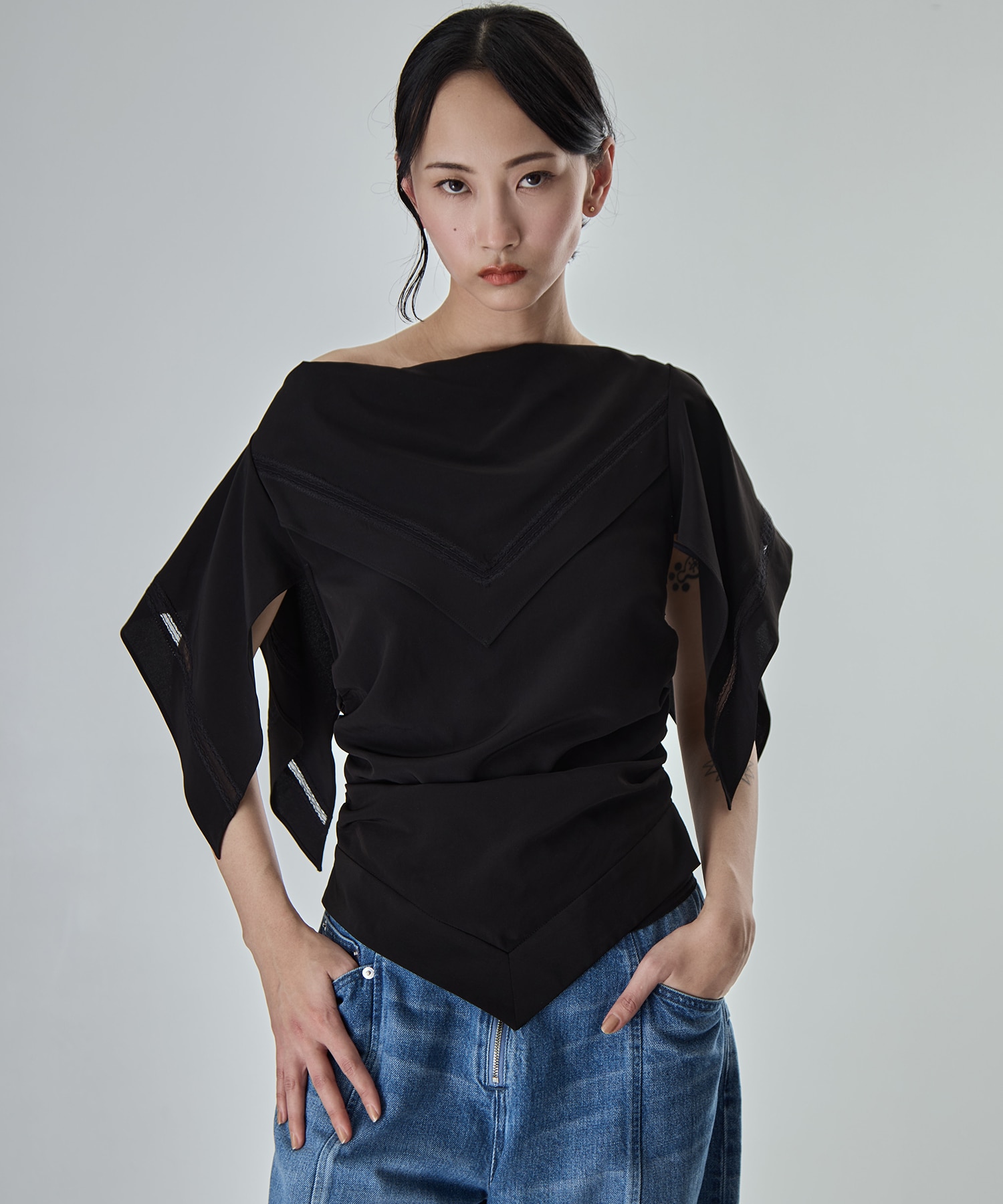 SCARF BLOUSE FETICO