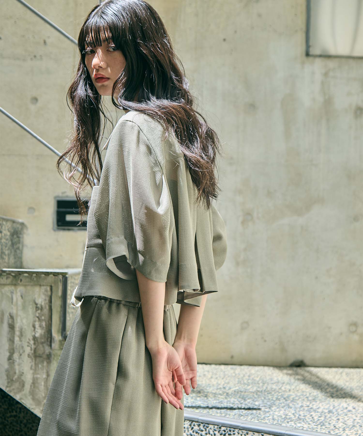 Washable Mesh Shirt Blouson STUDIOUS