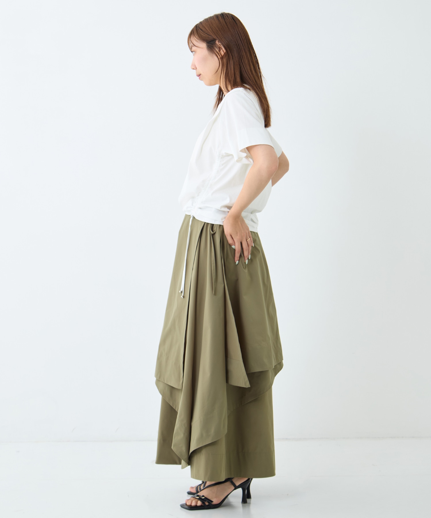 Multi Length Drawstring Tee STUDIOUS