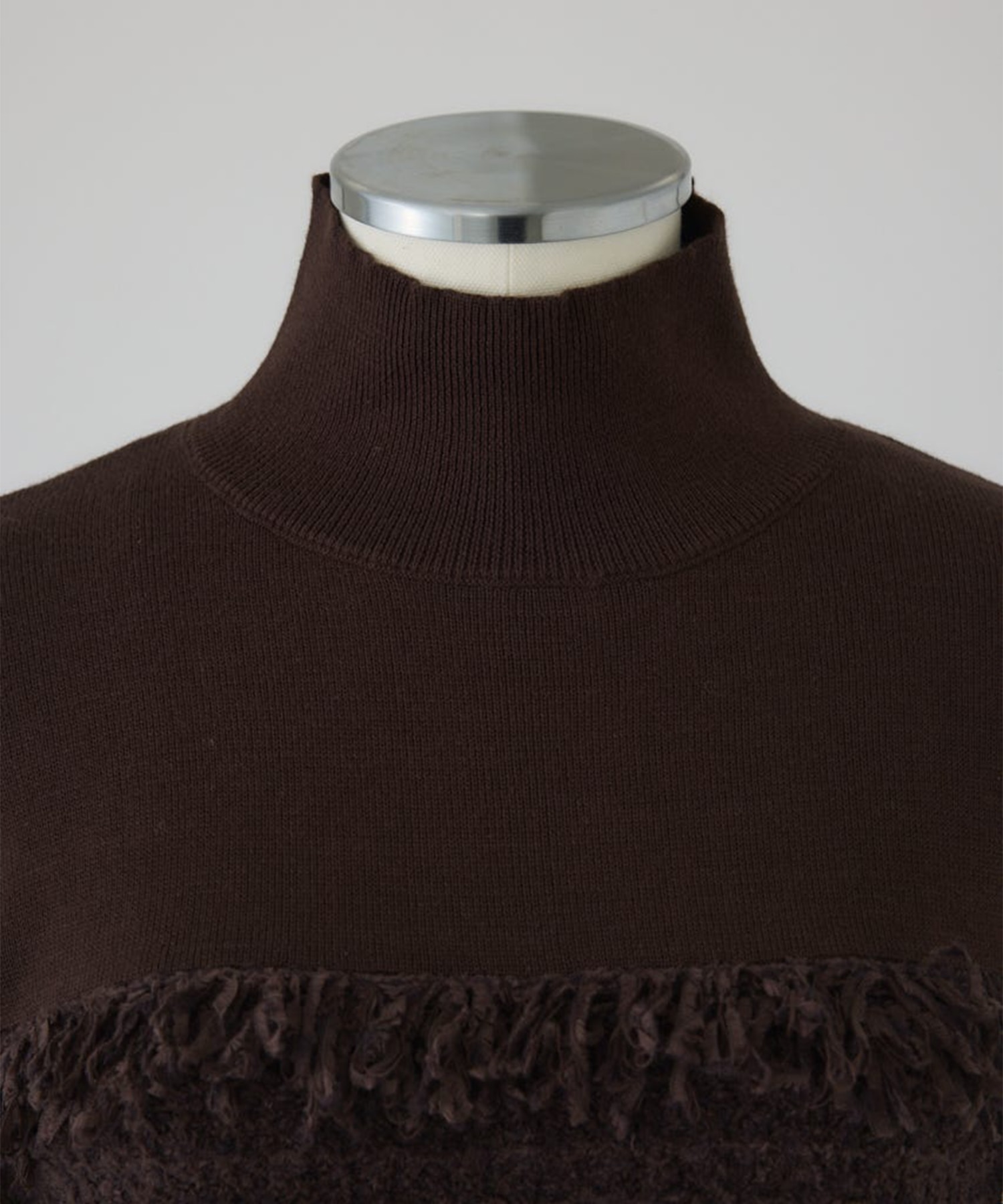 Tweed docking knit tops RIM.ARK