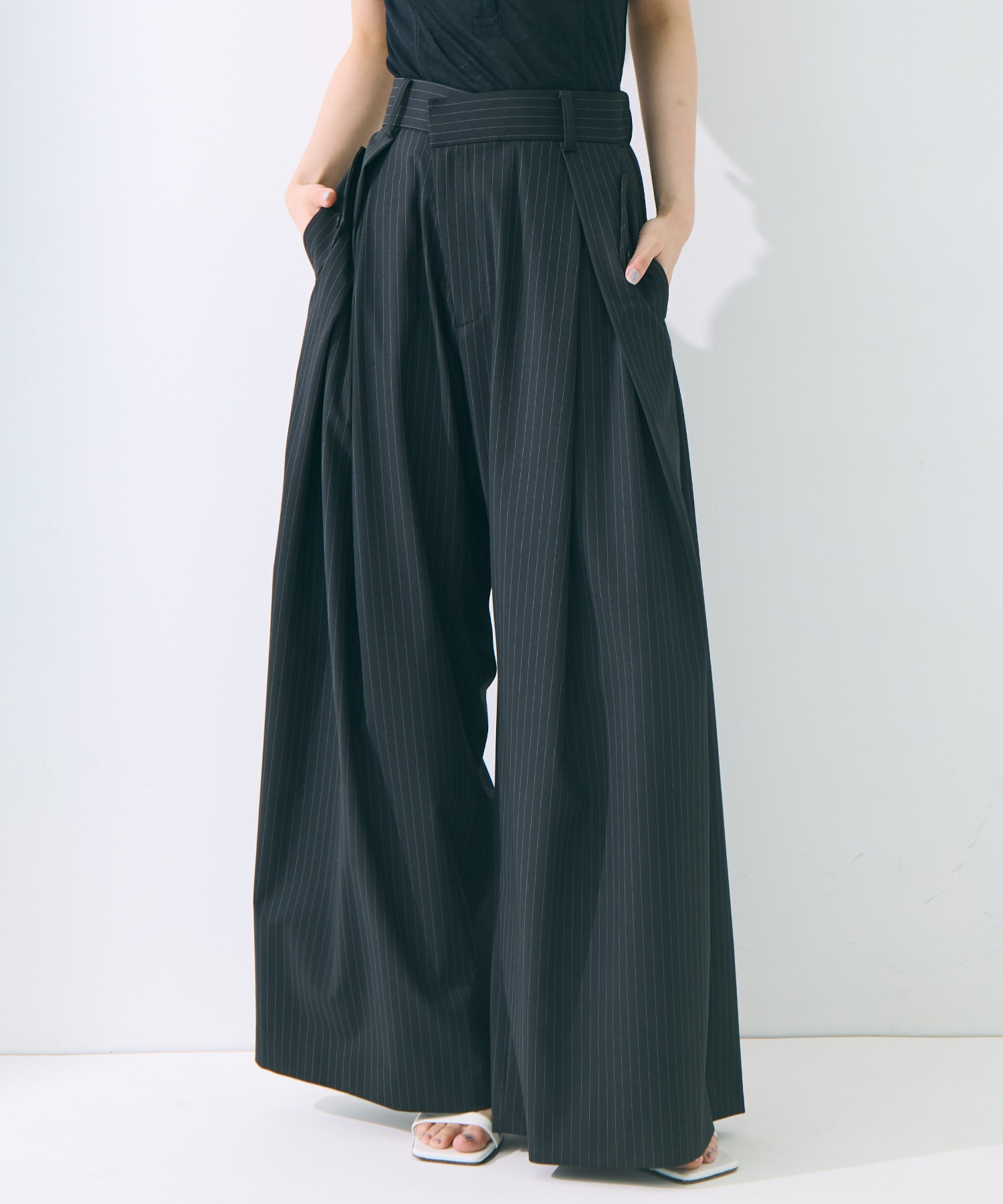 Flap Cargo Wide Pants STUDIOUS