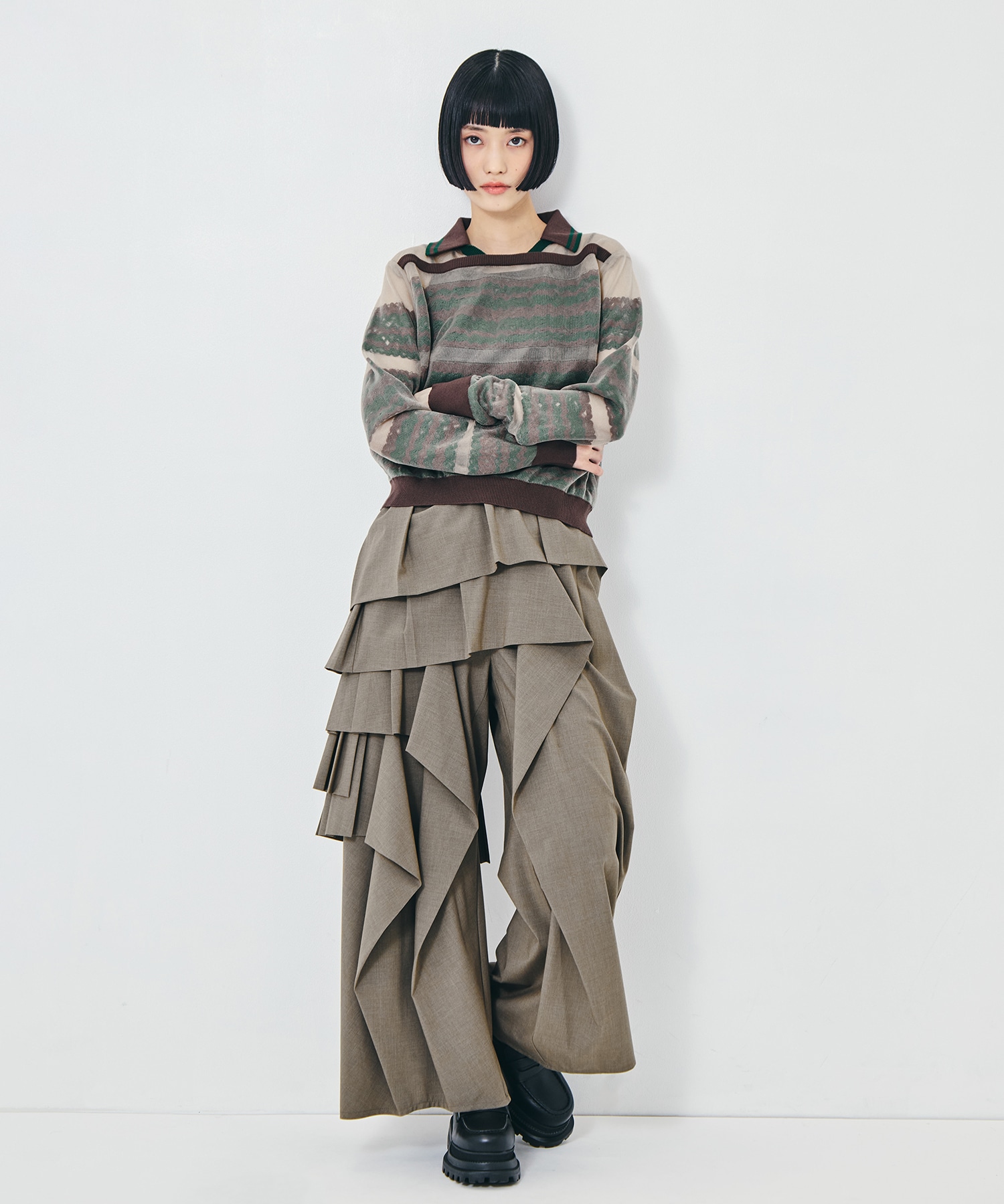 別注 RUFFLE PANTS TAAKK