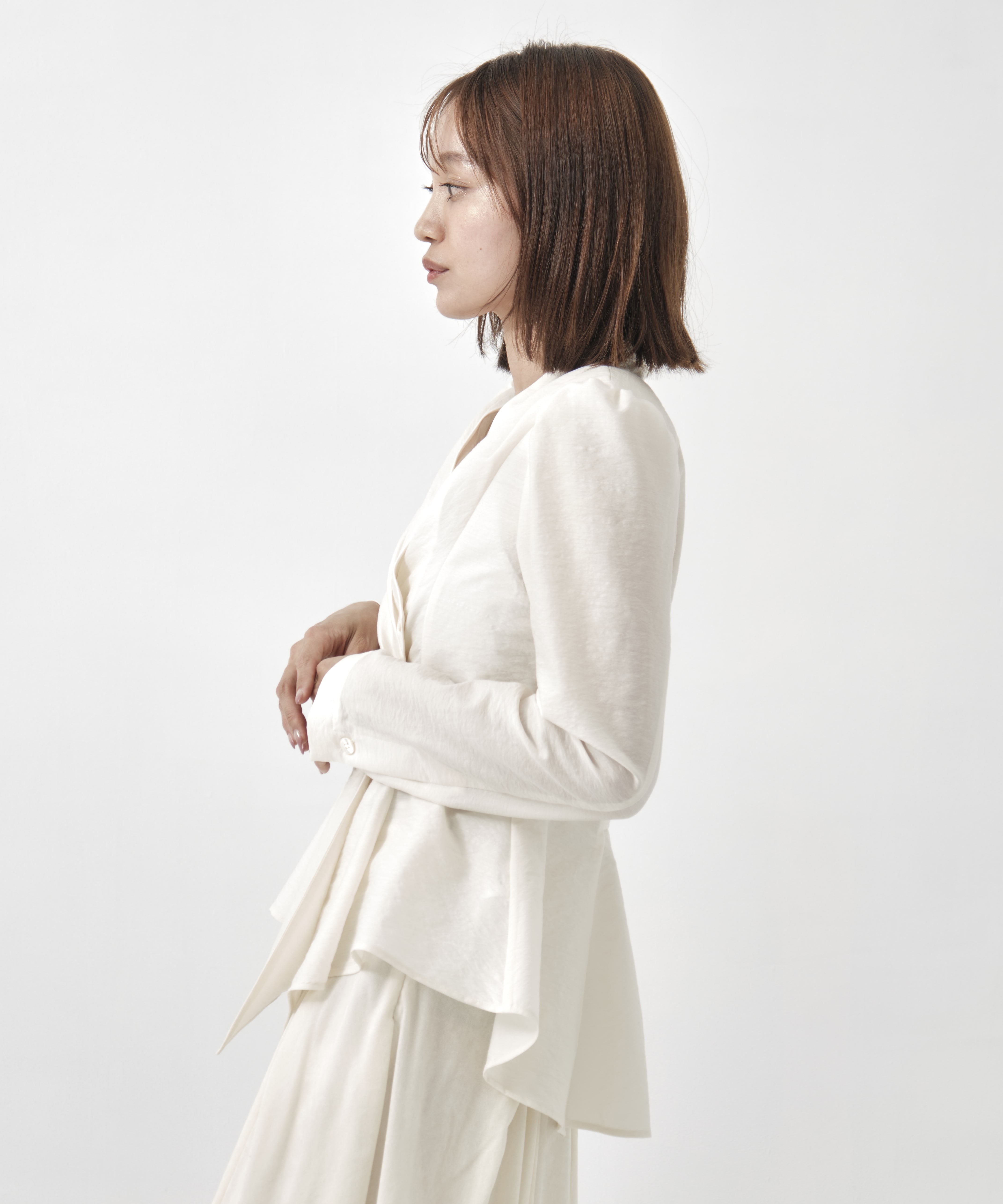 DRAPED WRAP JACKET FETICO