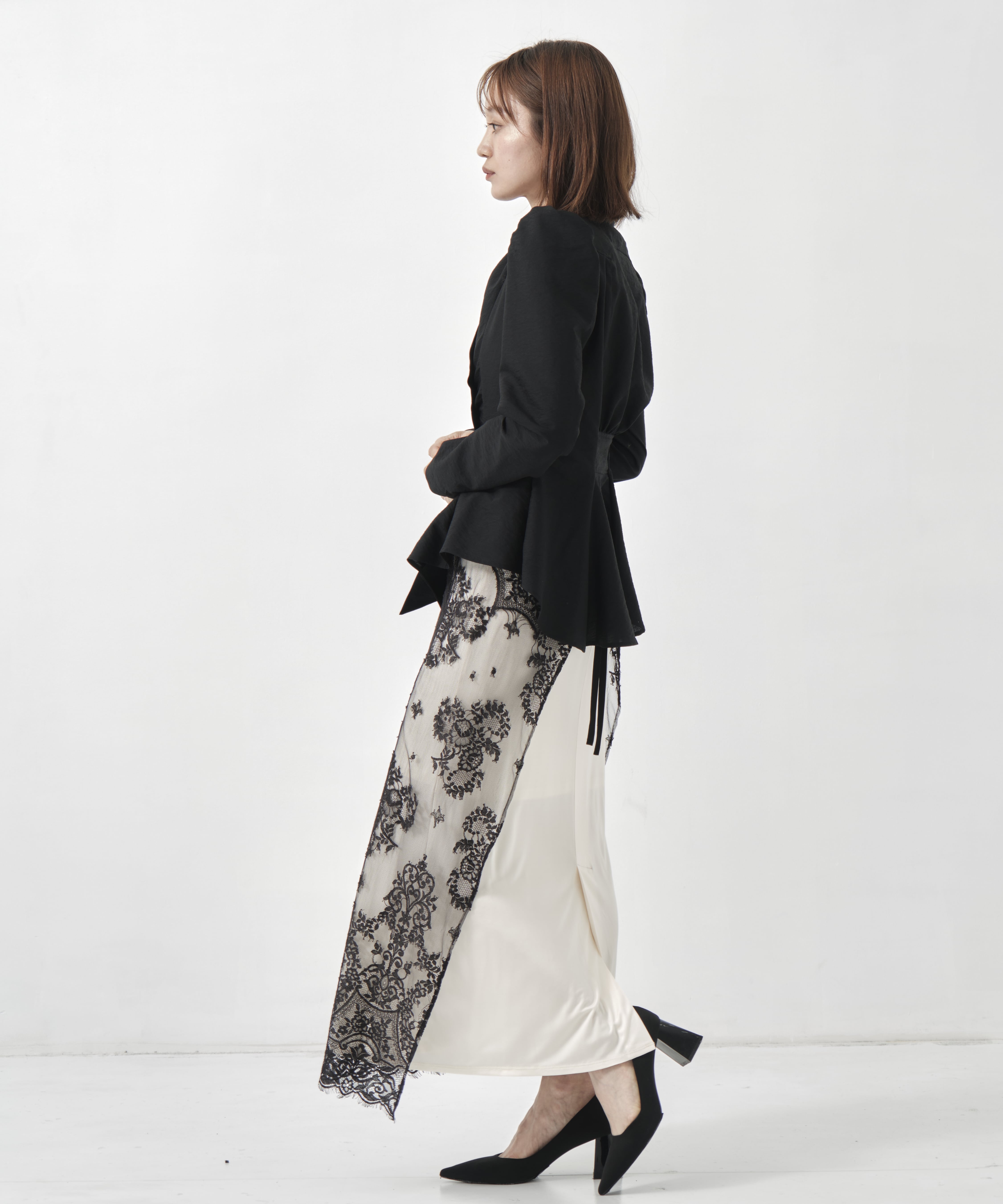 DRAPED WRAP JACKET FETICO