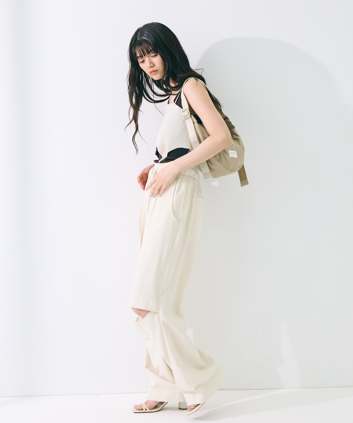 別注nylon moon shoulder bag beautiful people