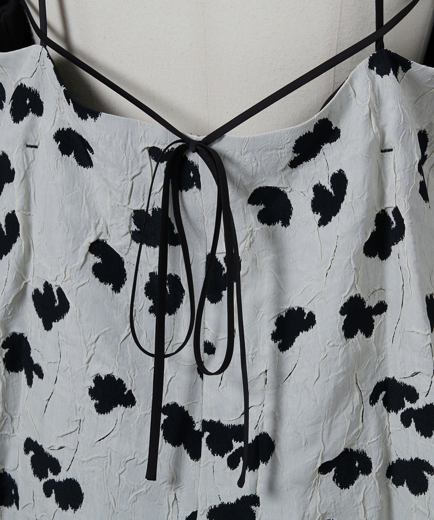 Double Layered Floral Jacquard Camisole Mame Kurogouchi